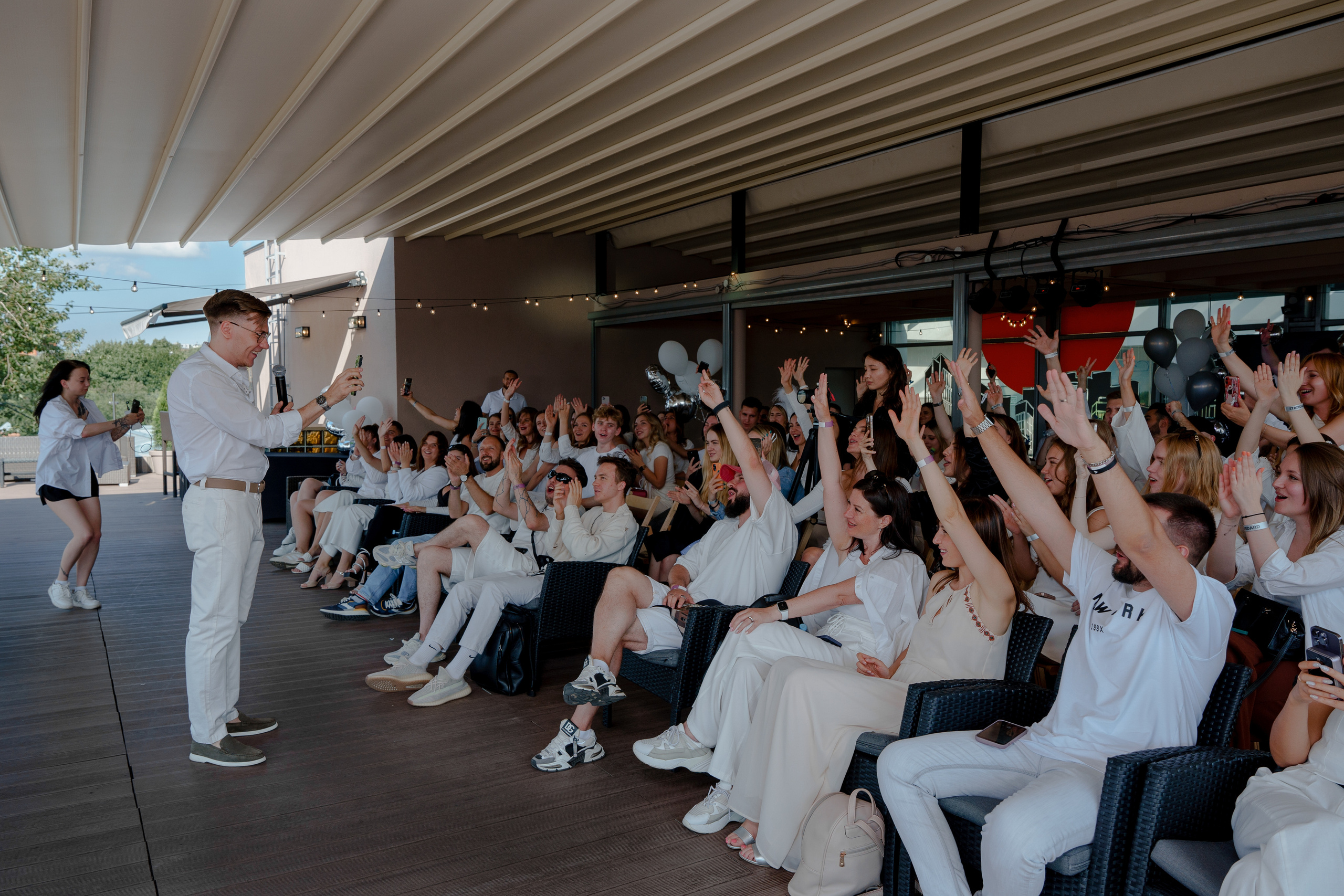 День рождения на крыше. Репортажный фотограф Москва Сергей Дружинин