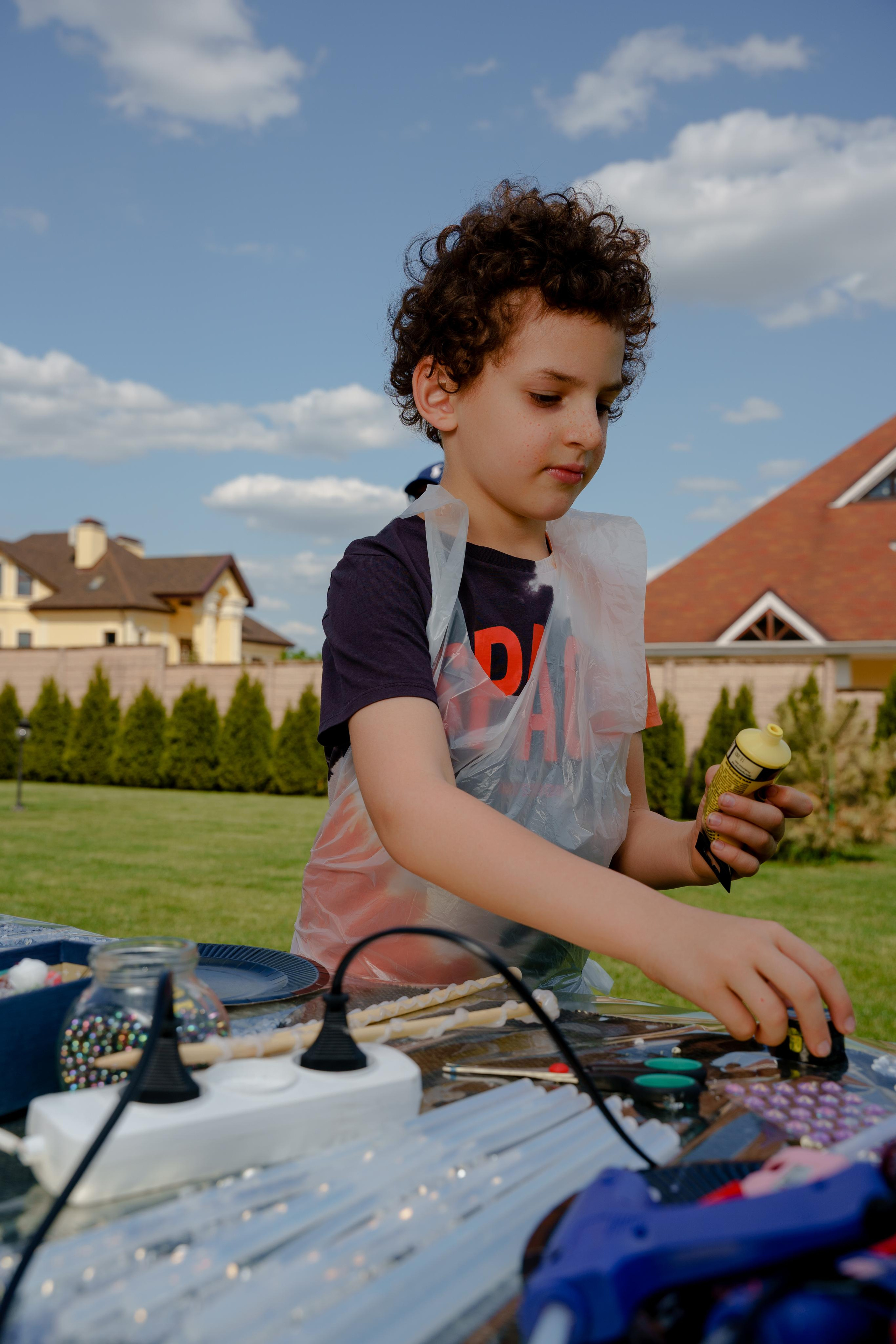 Детский рождения в загородном доме. Репортажный фотограф Москва Сергей Дружинин