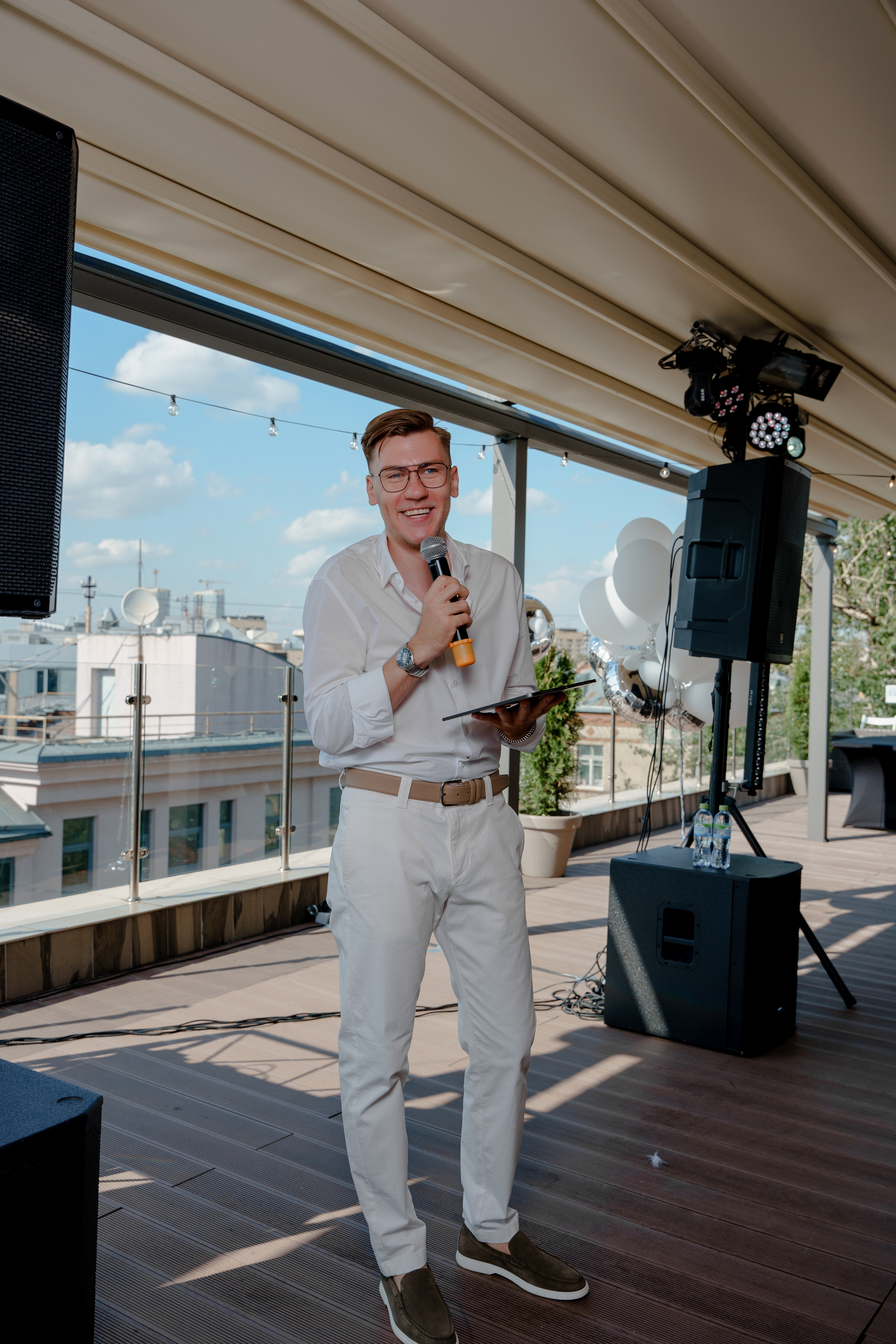 День рождения на крыше. Репортажный фотограф Москва Сергей Дружинин