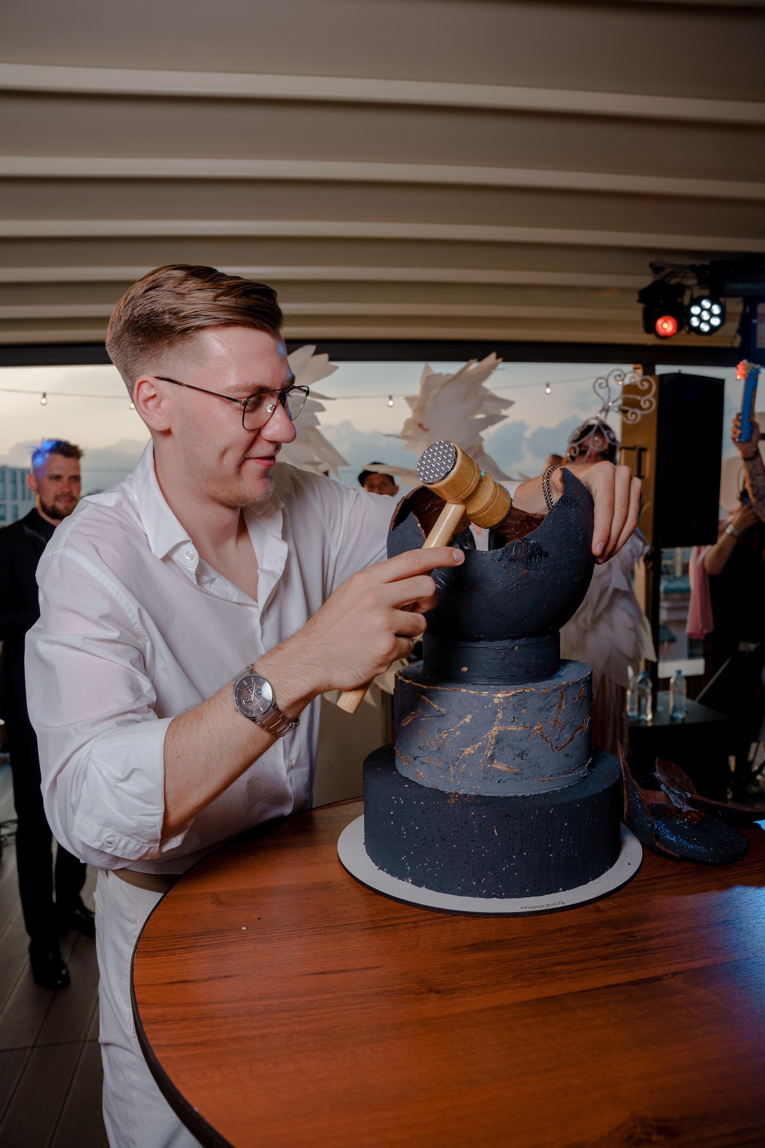 День рождения на крыше. Репортажный фотограф Москва Сергей Дружинин