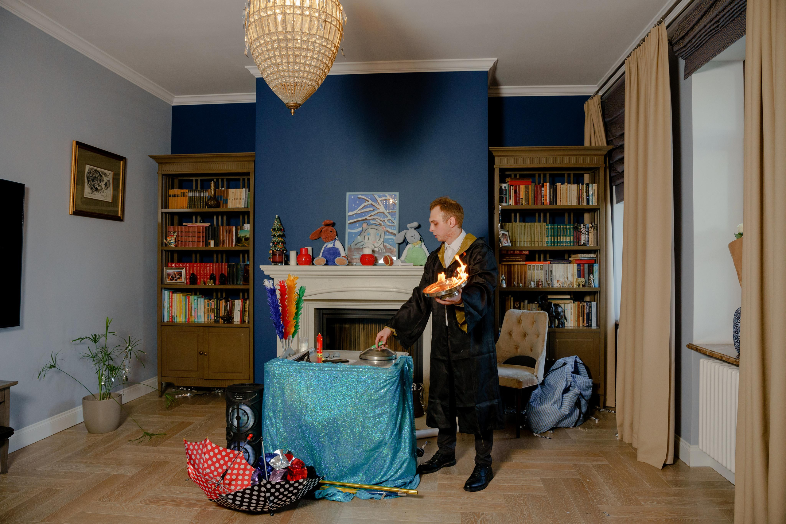 Детский рождения в загородном доме. Репортажный фотограф Москва Сергей Дружинин