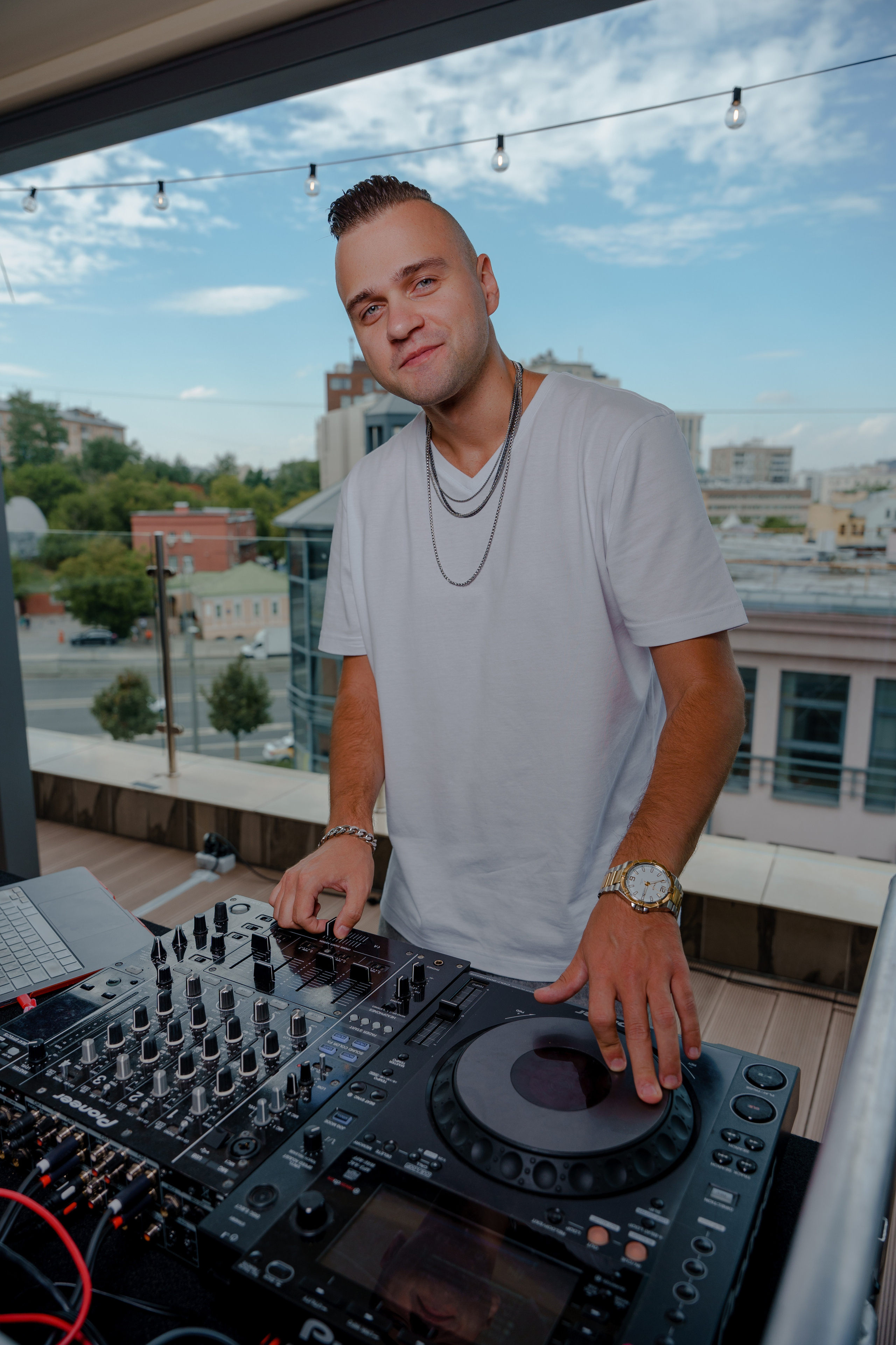 День рождения на крыше. Репортажный фотограф Москва Сергей Дружинин