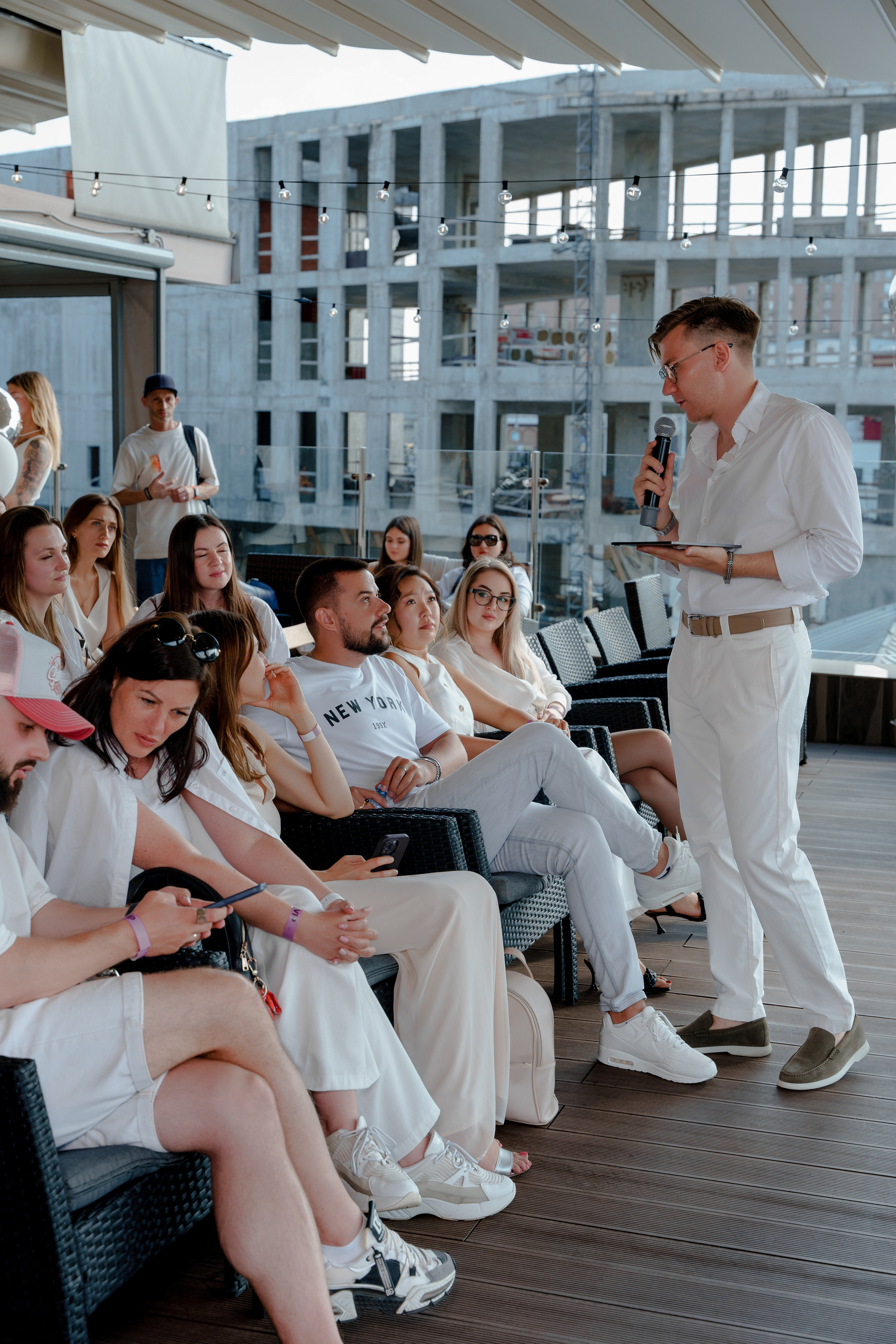 День рождения на крыше. Репортажный фотограф Москва Сергей Дружинин