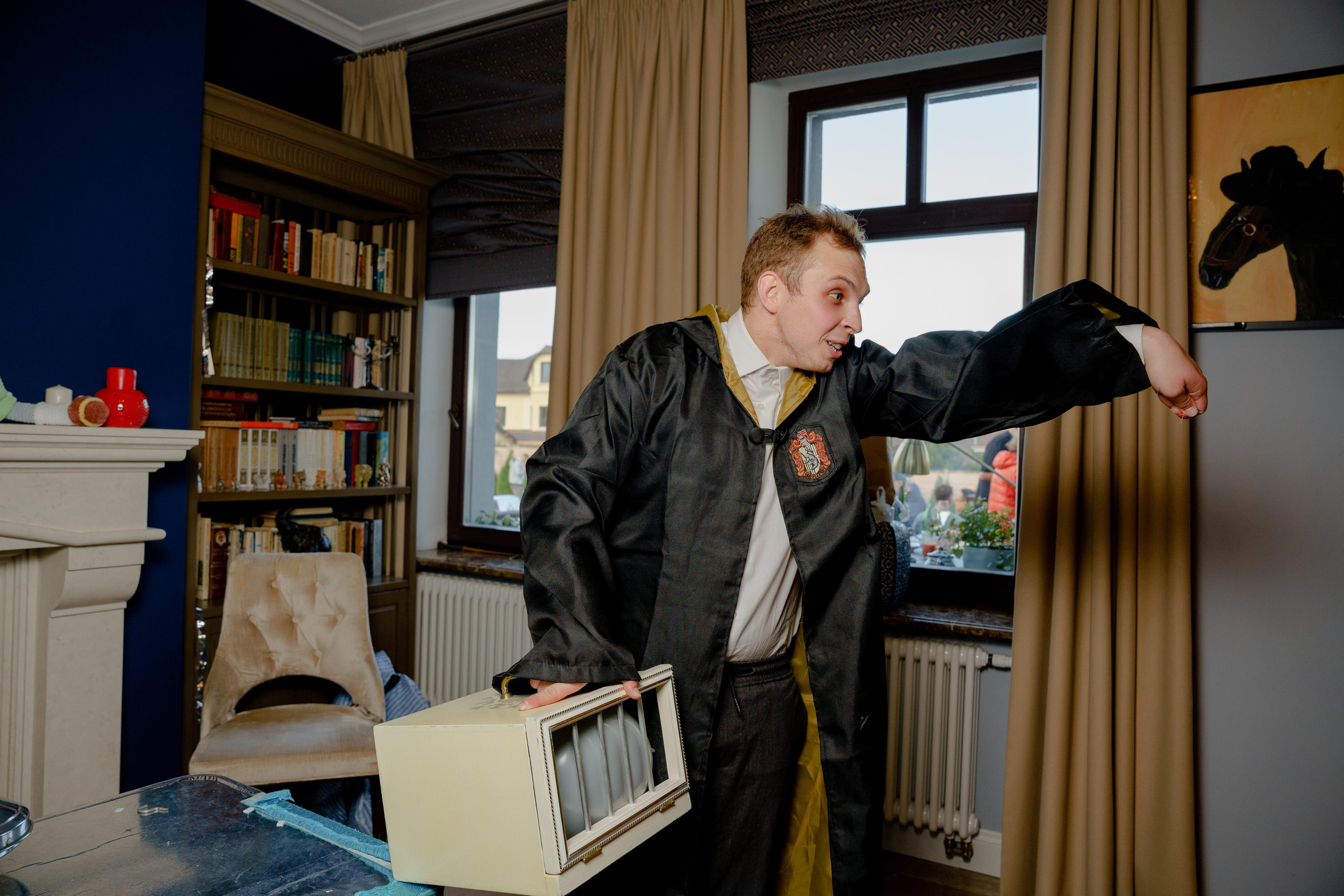 Детский рождения в загородном доме. Репортажный фотограф Москва Сергей Дружинин