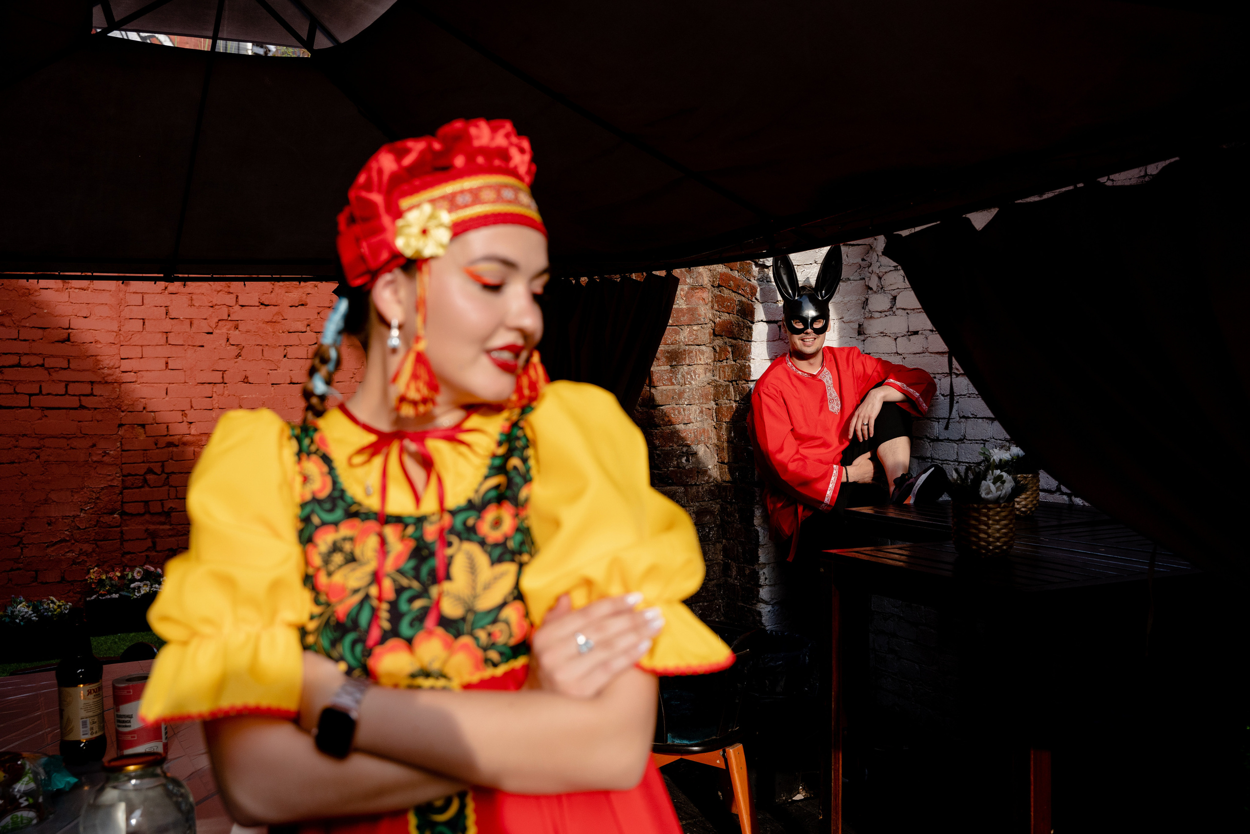 Фотограф на вечеринку в стиле «Деревня дураков» Москва. Репортажный фотограф Москва Сергей Дружинин