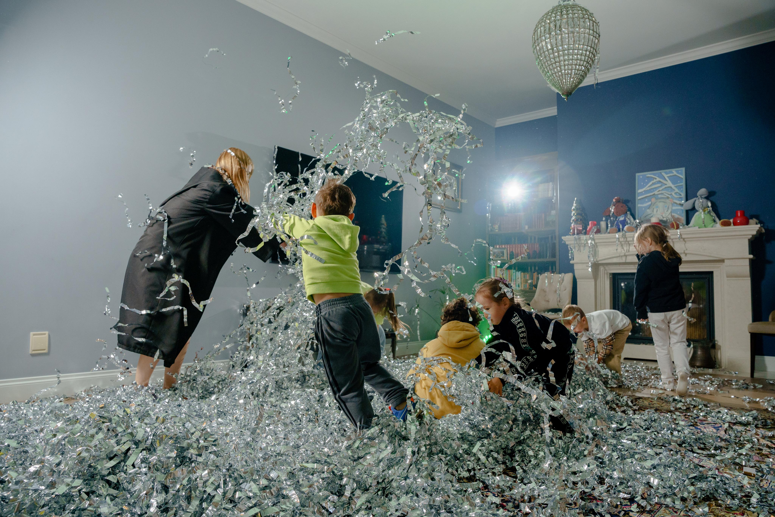 Детский рождения в загородном доме. Репортажный фотограф Москва Сергей Дружинин