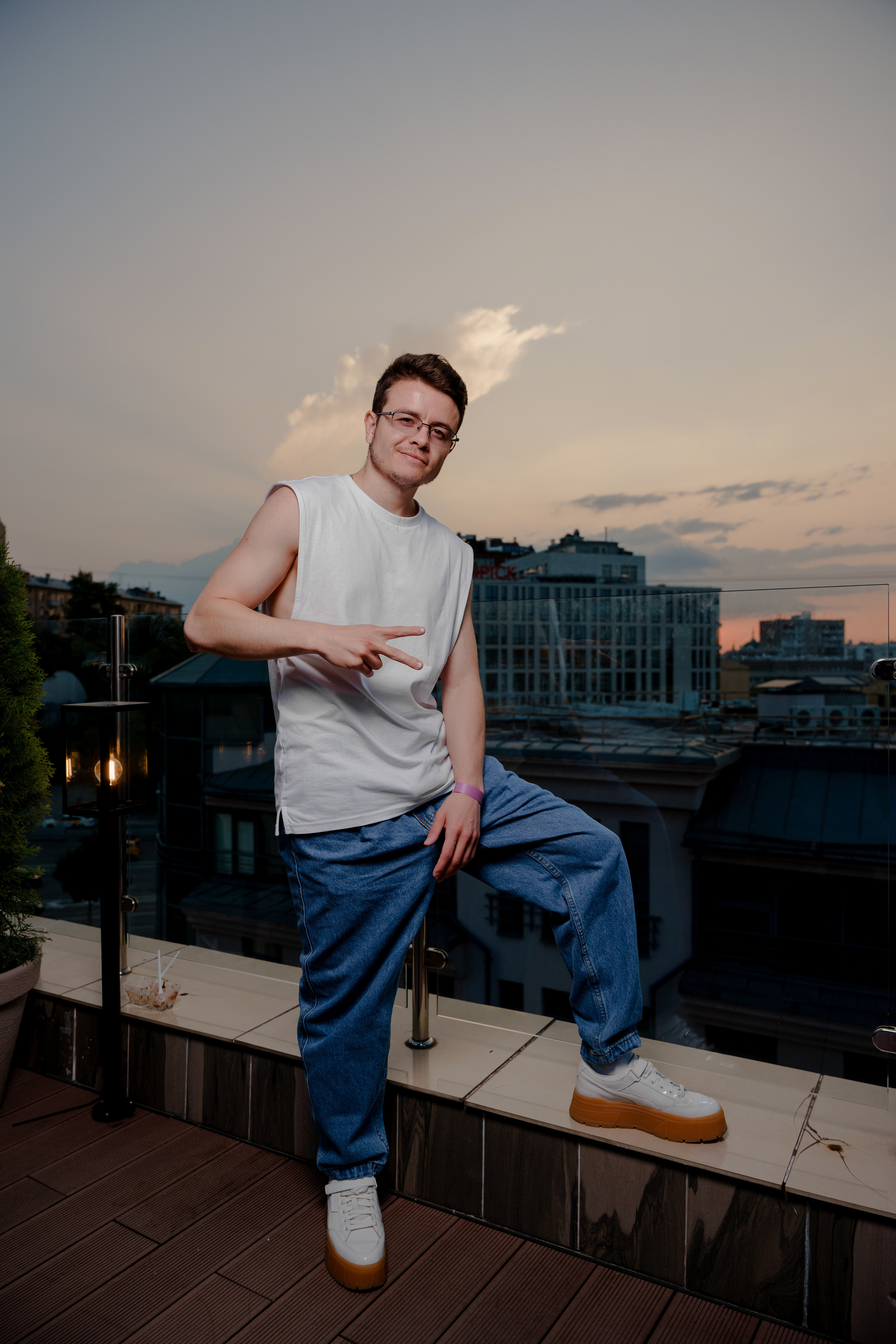 День рождения на крыше. Репортажный фотограф Москва Сергей Дружинин