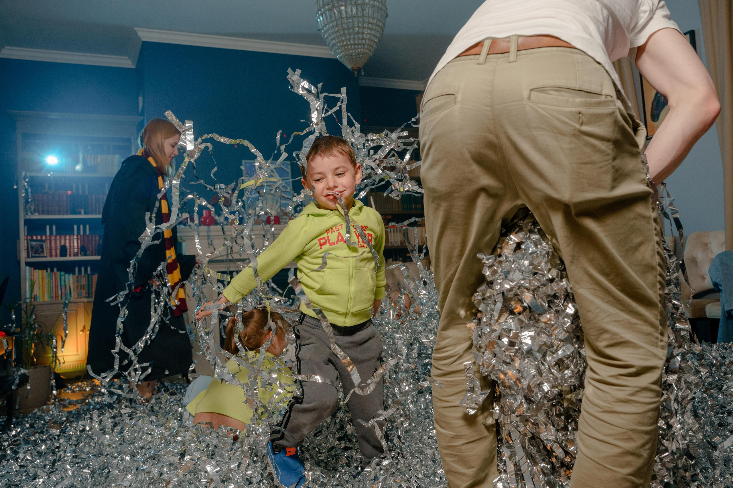 Детский рождения в загородном доме. Репортажный фотограф Москва Сергей Дружинин