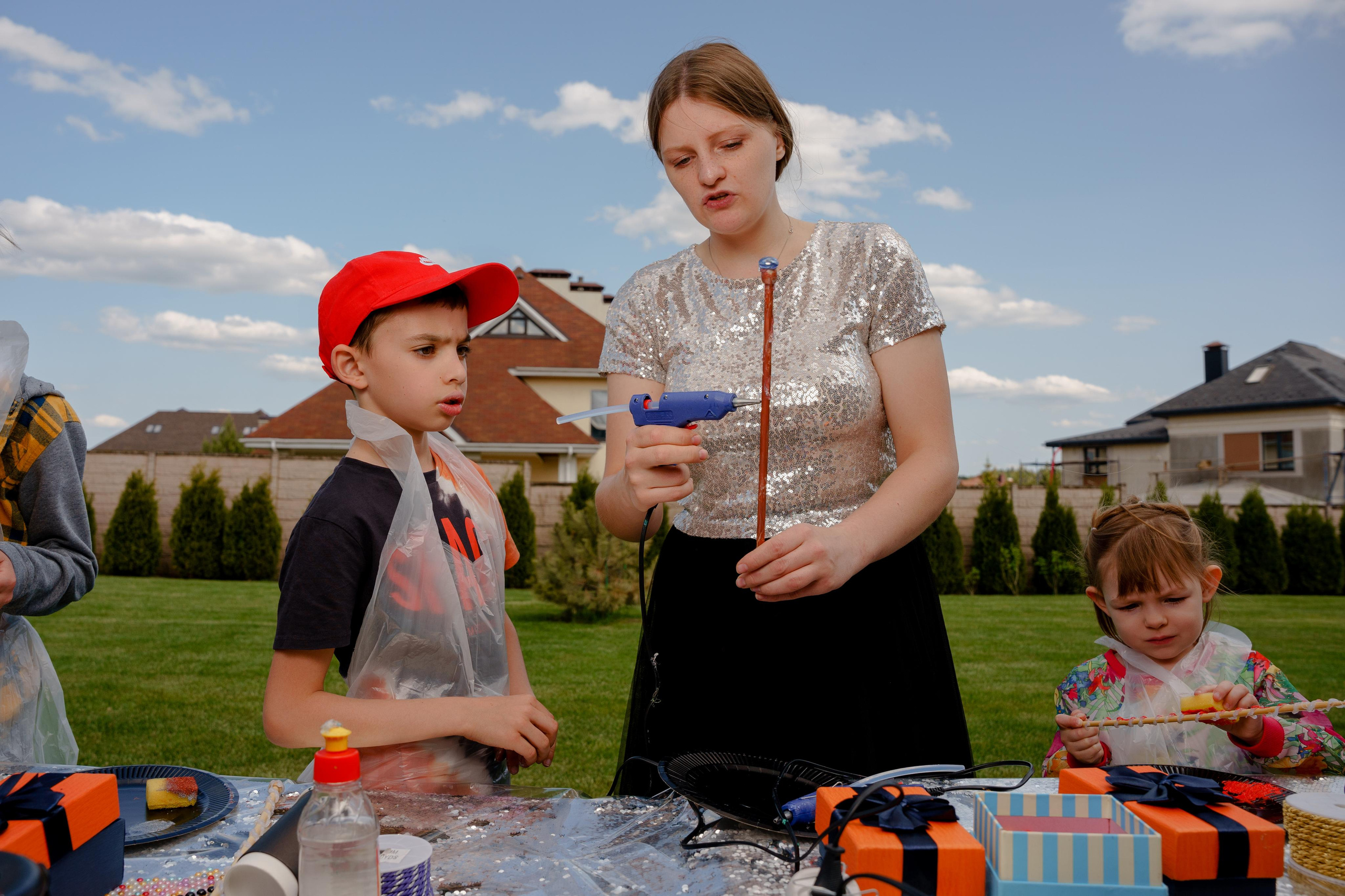 Детский рождения в загородном доме. Репортажный фотограф Москва Сергей Дружинин