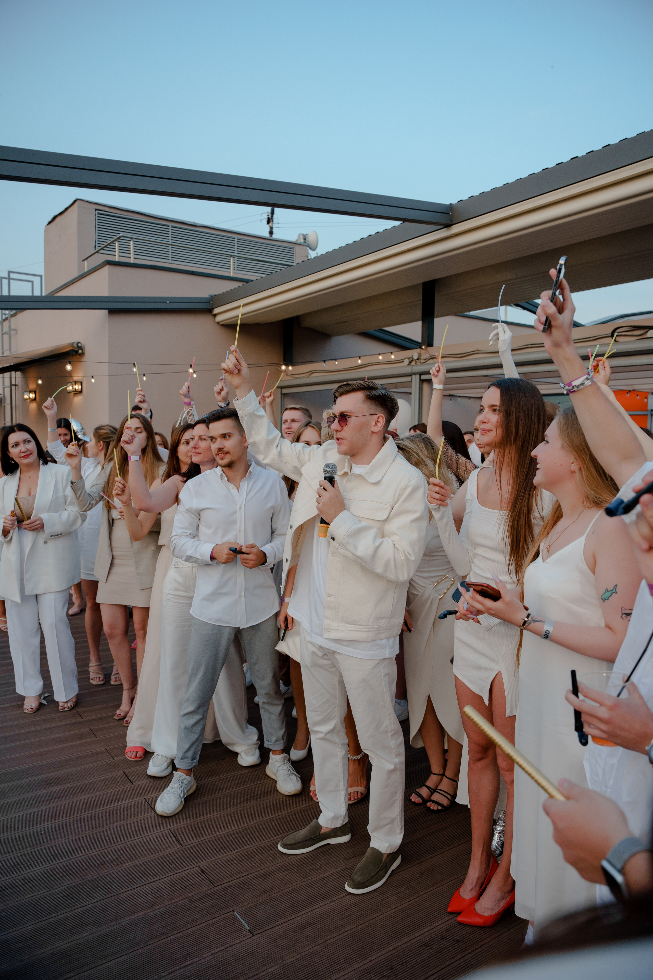 День рождения на крыше. Репортажный фотограф Москва Сергей Дружинин