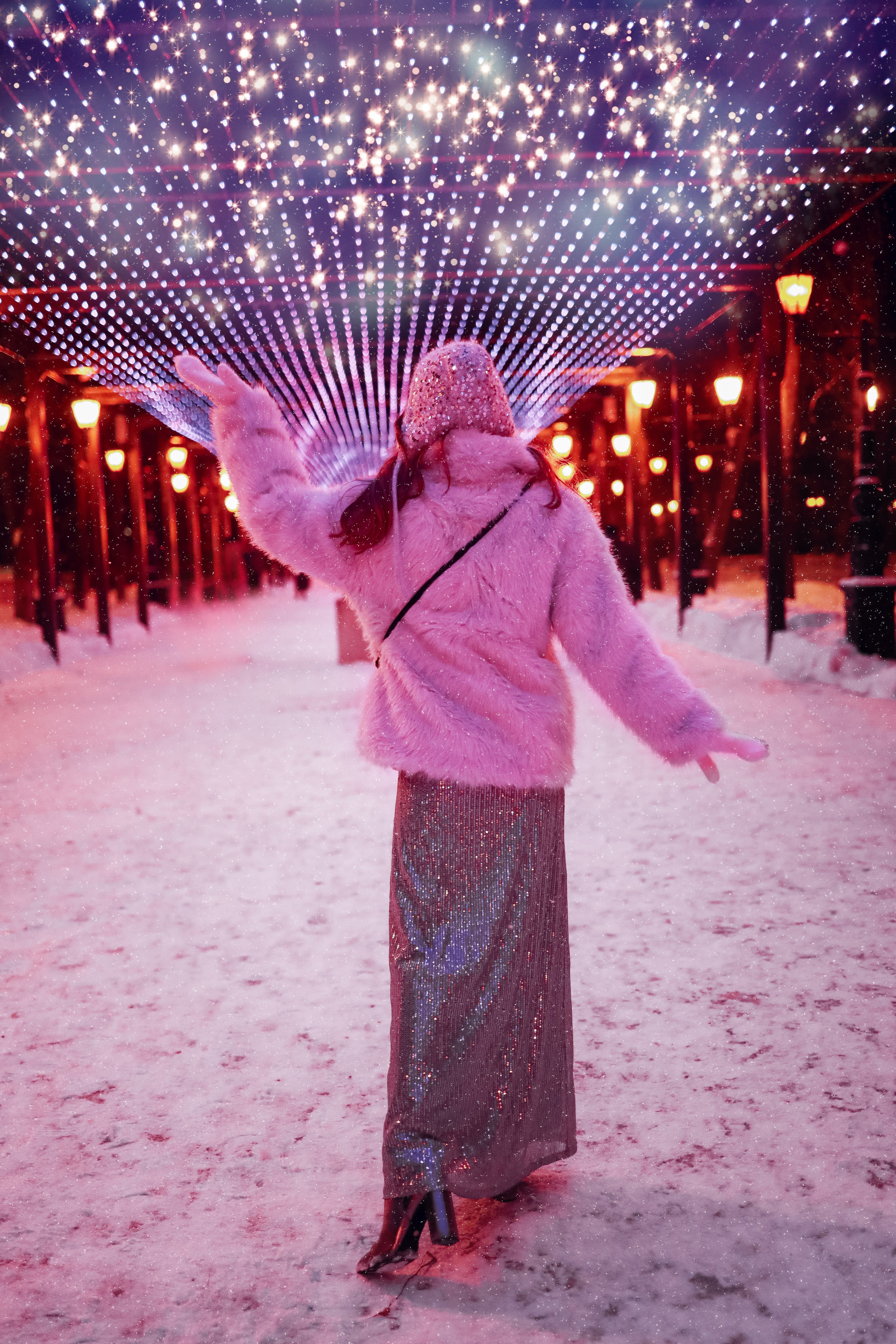 Фотосессия на улице в огоньках. Иванова Ирина Свадебный и семейный фотограф г. Уфа