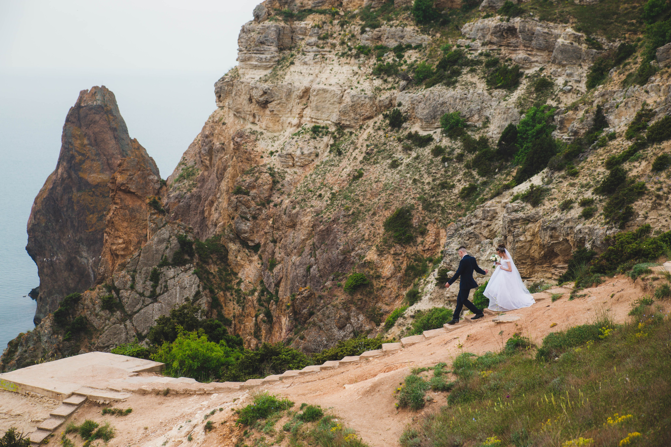 Яна & Александр. Свадебная фотосессия на Фиоленте. Свадебный и контент фотограф в Севастополе и Крыму Марина Данилова