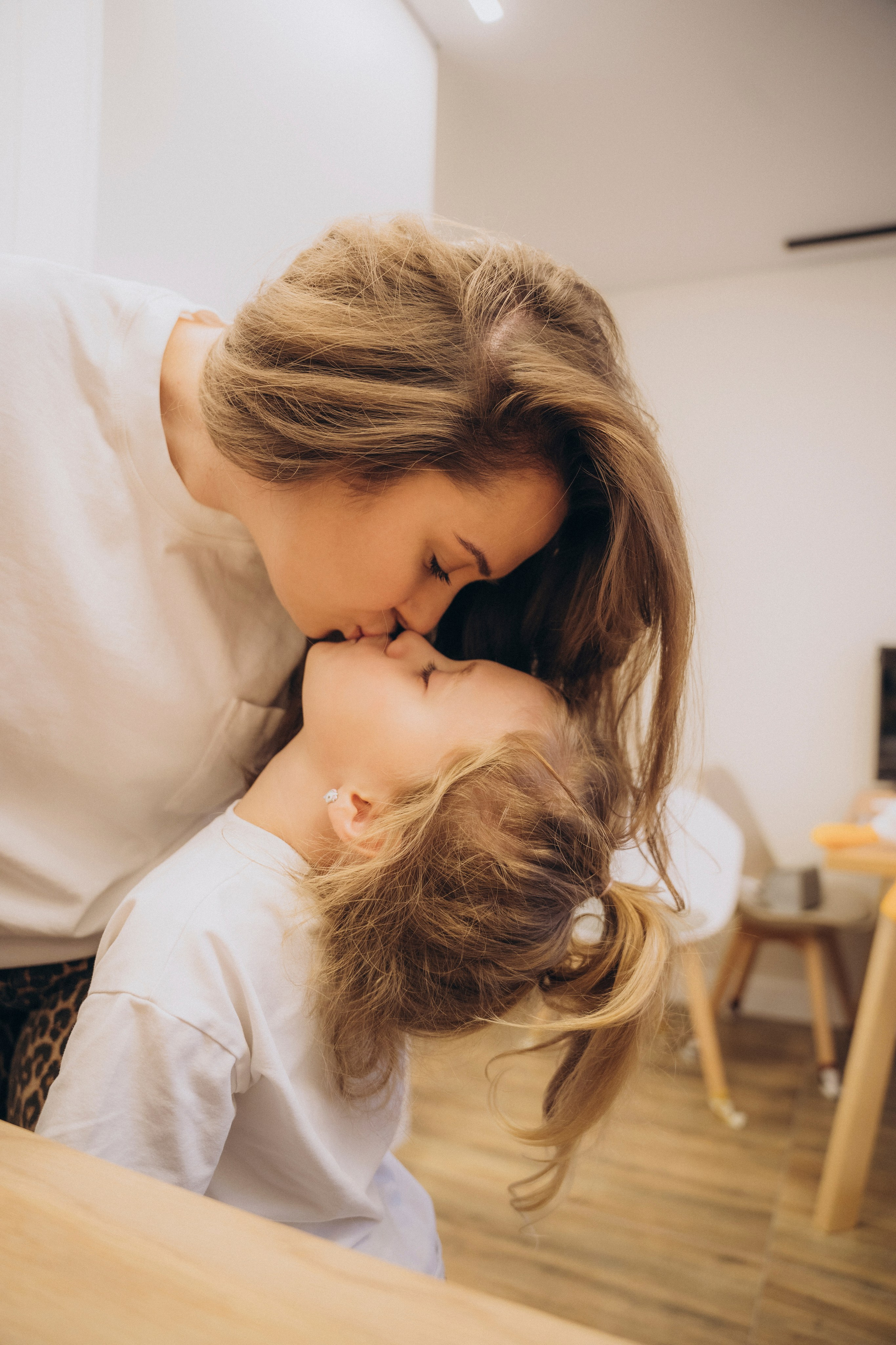 Маша с дочкой Машей (домашняя съемка). Аплас Анастасия