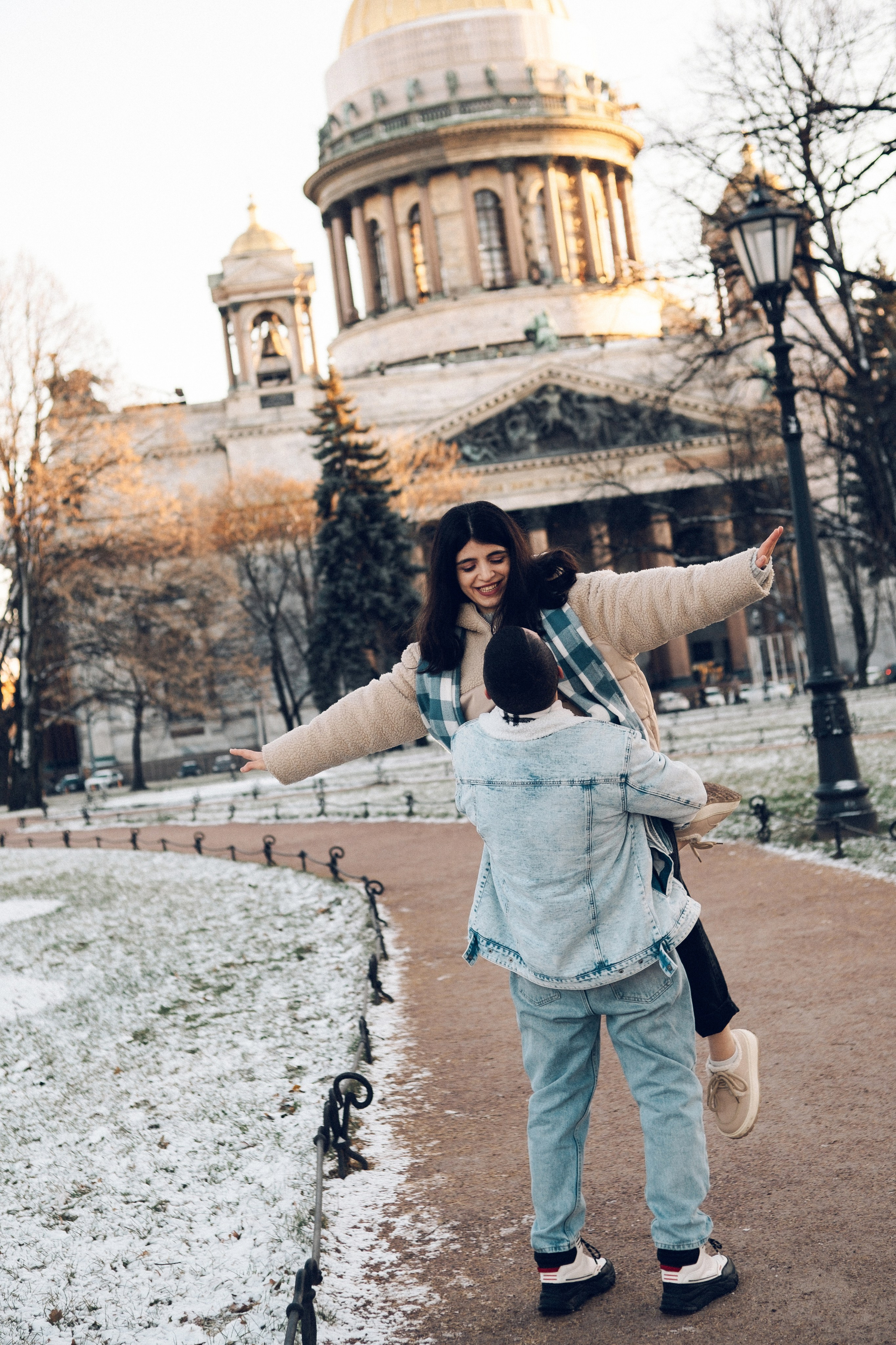 От Дворцовой к Исаакиевскому (зима). Фотограф в Санкт-Петербурге Кристина Брянская