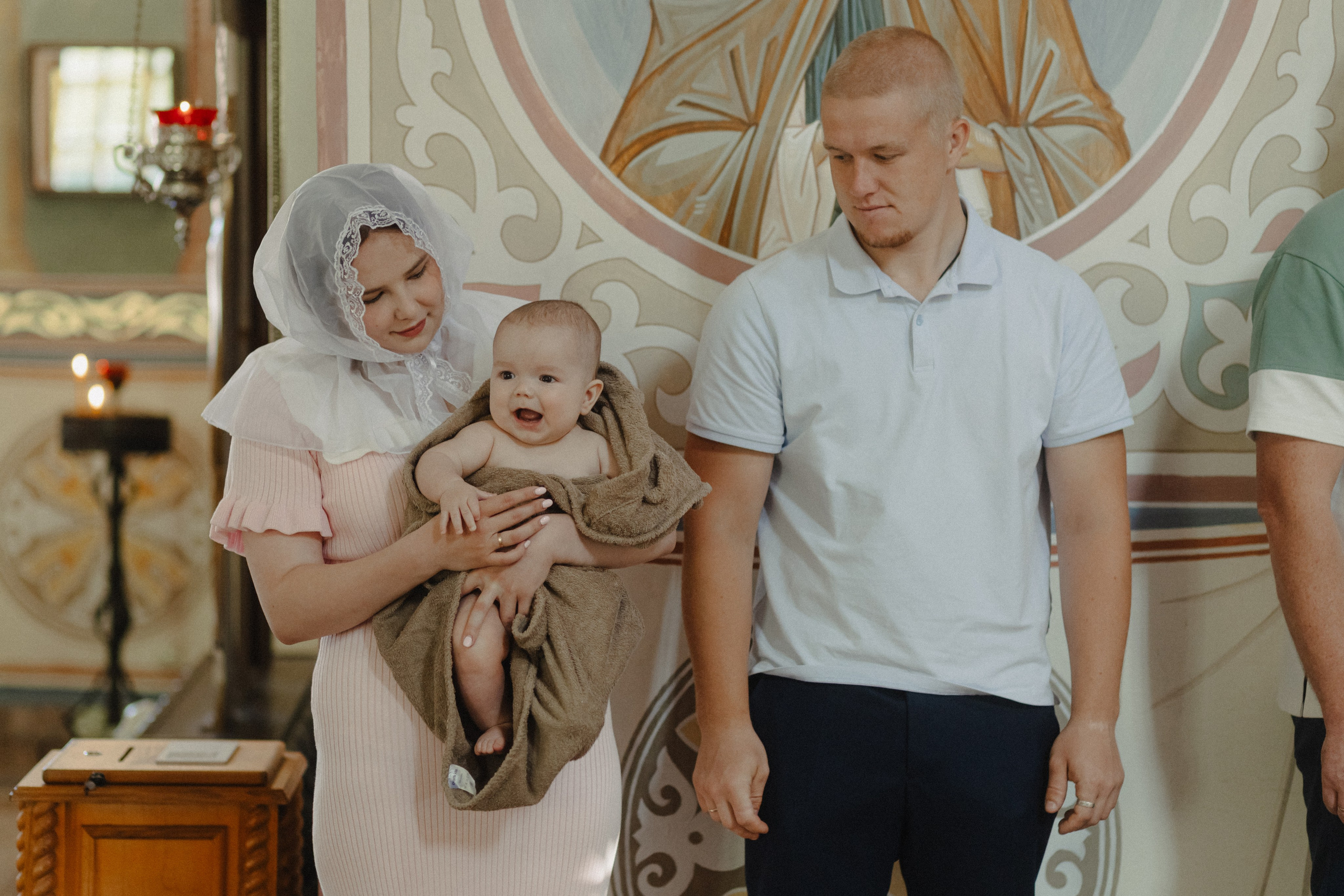 Крещение Арсения. Свадебный и семейный фотограф Женя Добрянская в Нижнем Новгороде