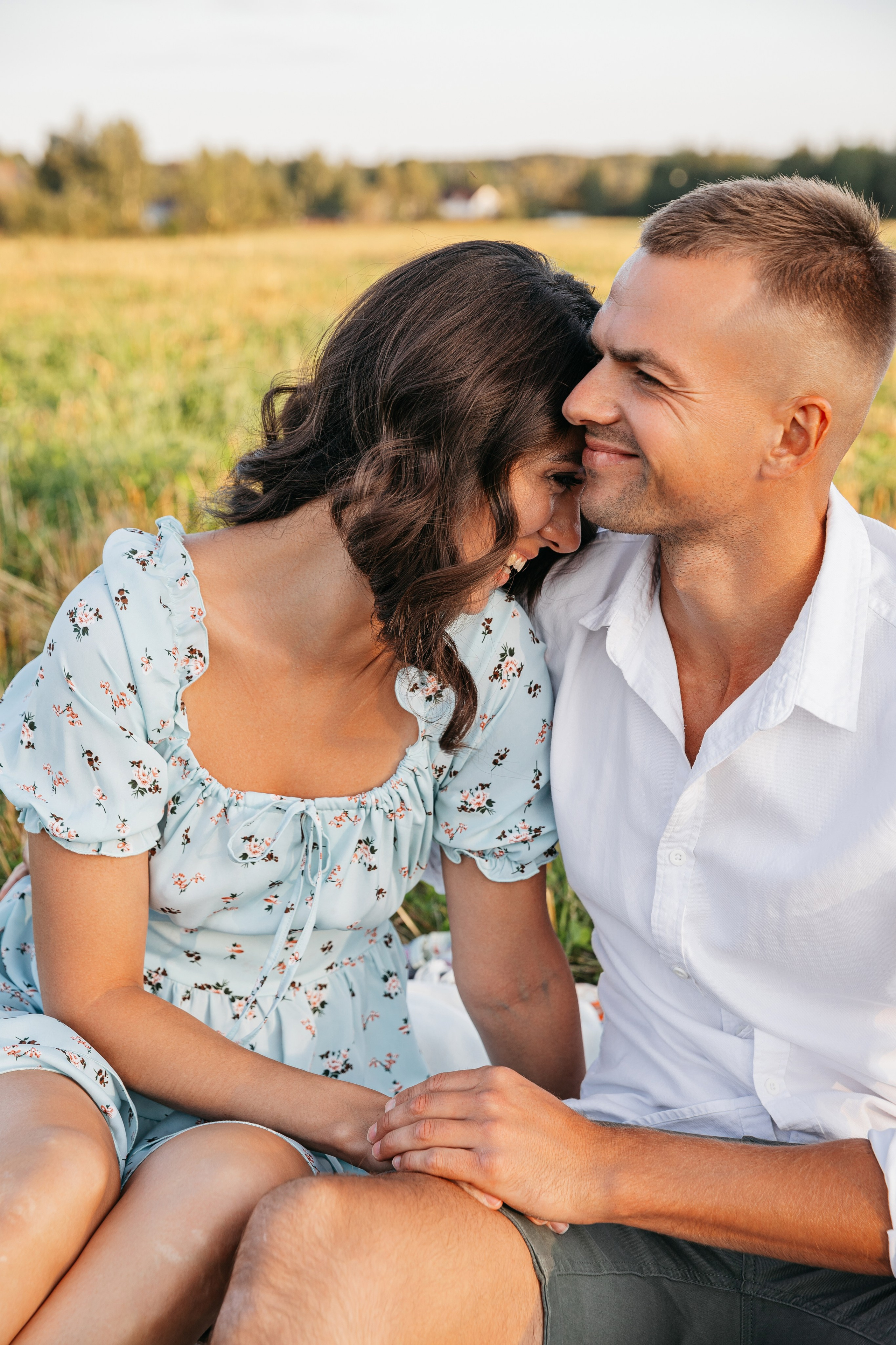 Семейная закатная съемка. Фотограф в Твери Лагодная Яна