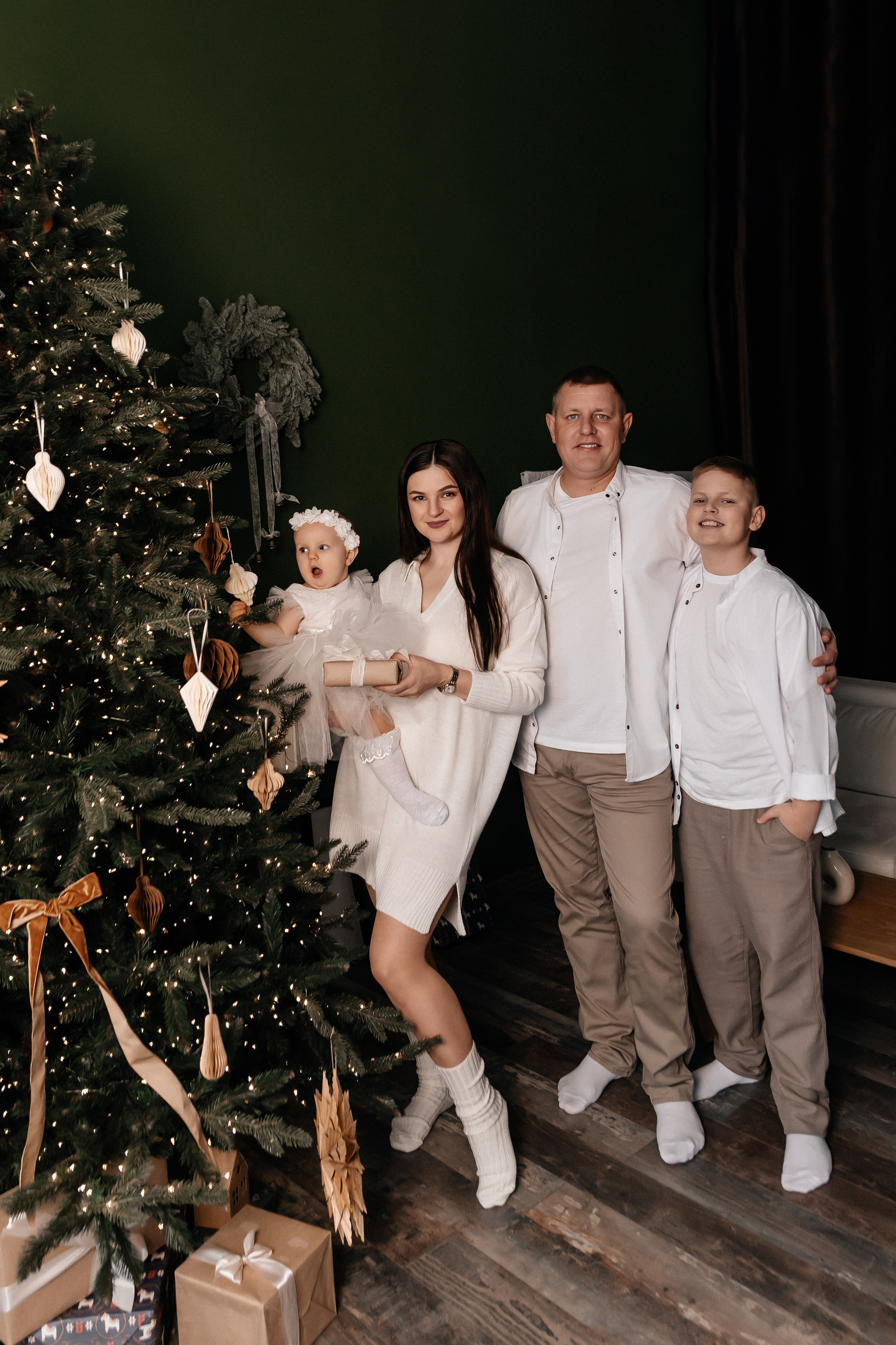 Новогодняя. Семейный фотограф Минск Усова Ольга