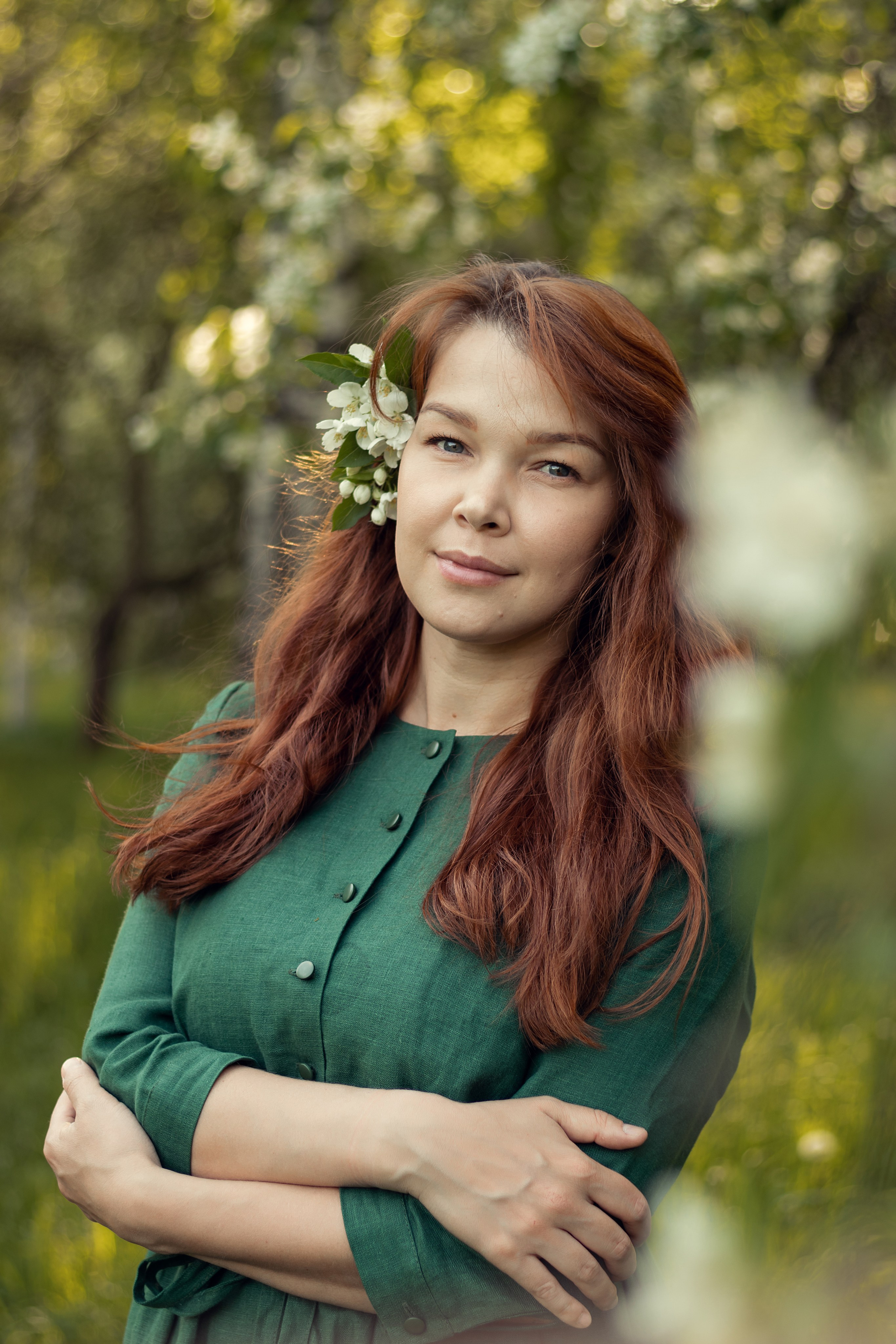 Цветущая майская семья