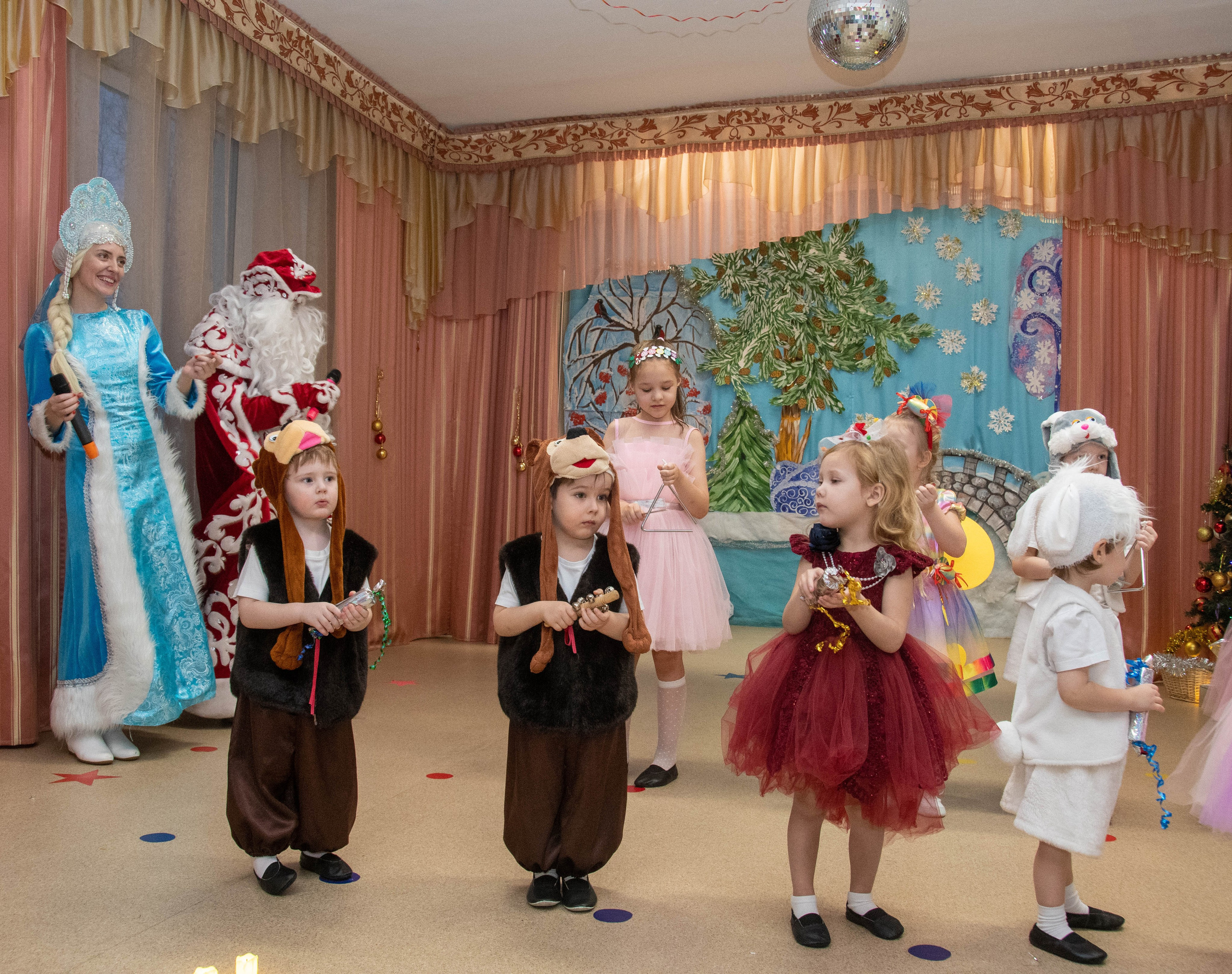 2023 Новый год. Акварель, Первомайка. Репортажный и детский фотограф в Новосибирске