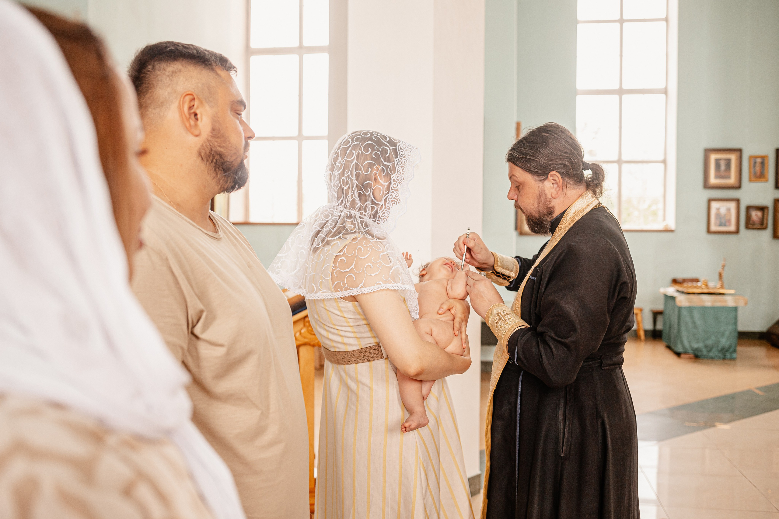 Крещение в Кропоткине. Свадебный фотограф Кропоткин Краснодар