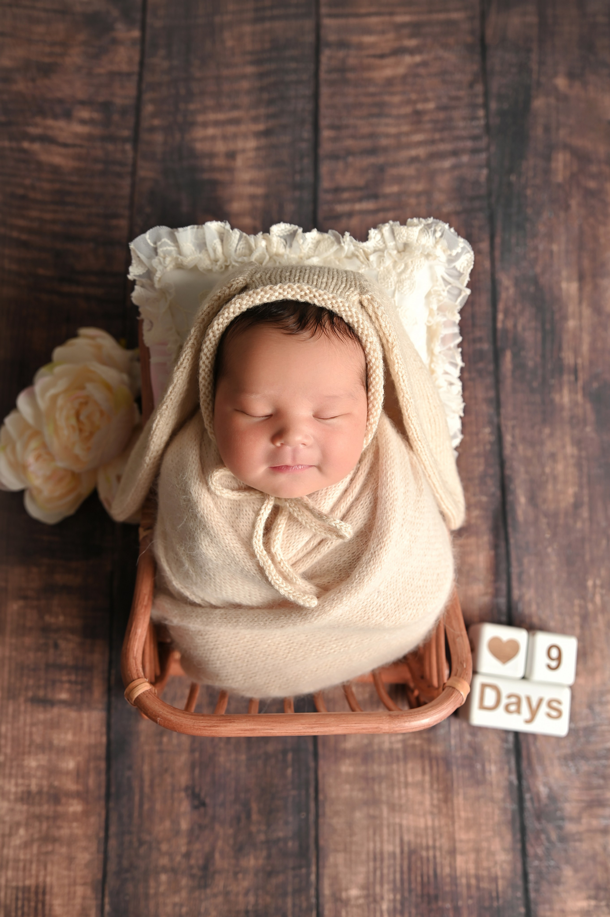 Альбина ньюборн 9 дней. Фотограф Новорожденных и семейный Элла Огай г. Сатпаев