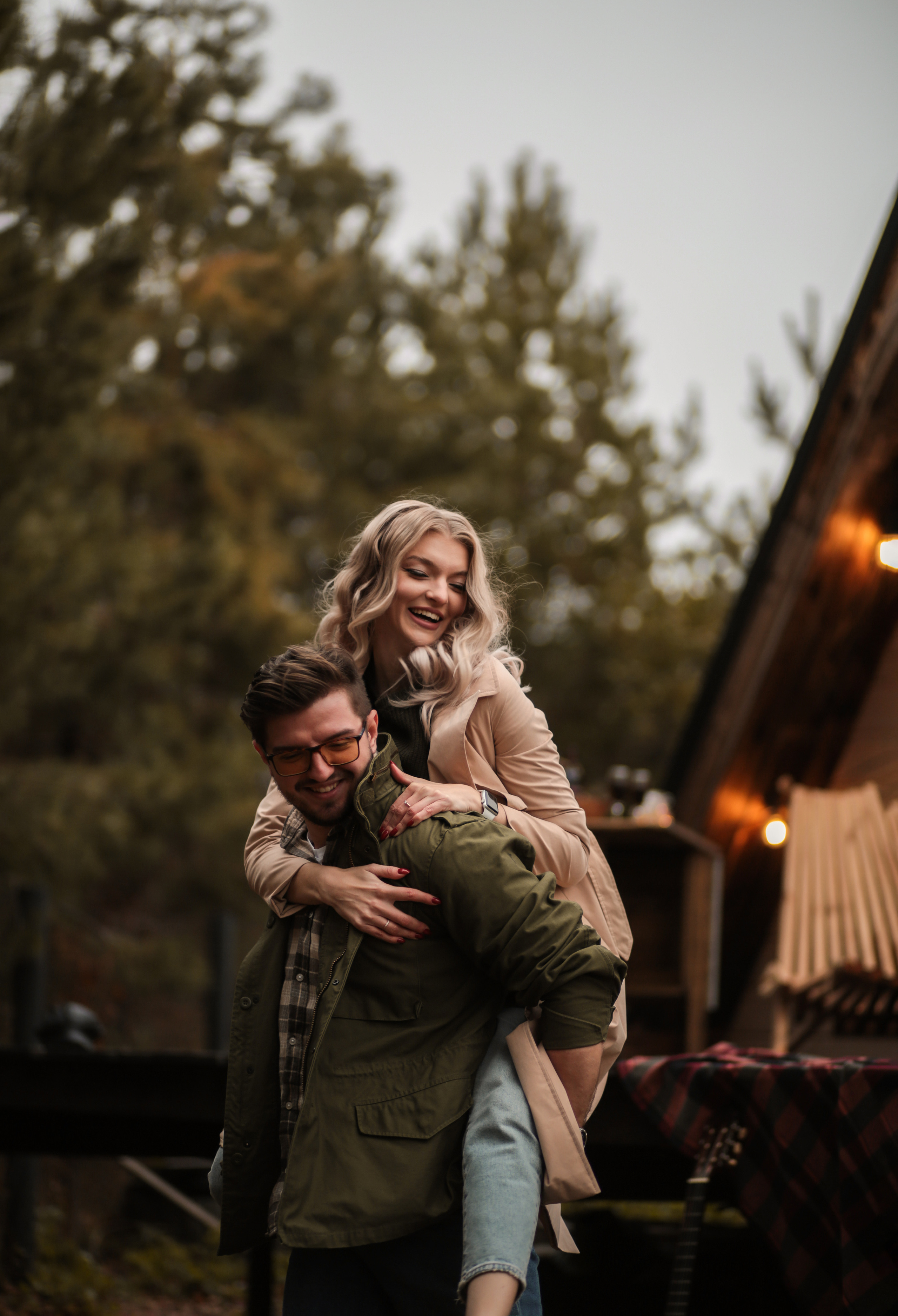 Осенний вечер. Семейный фотограф в городе Саратове — Анна