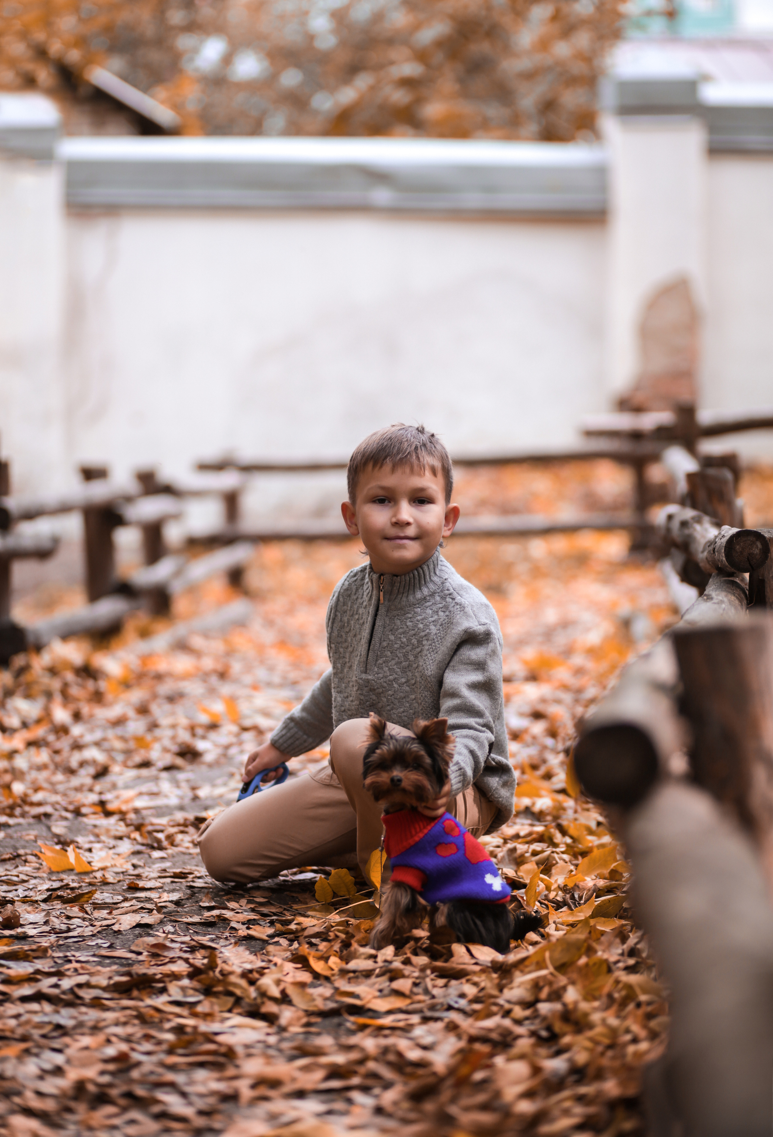 В осеннем парке. Семейный фотограф в городе Саратове — Анна