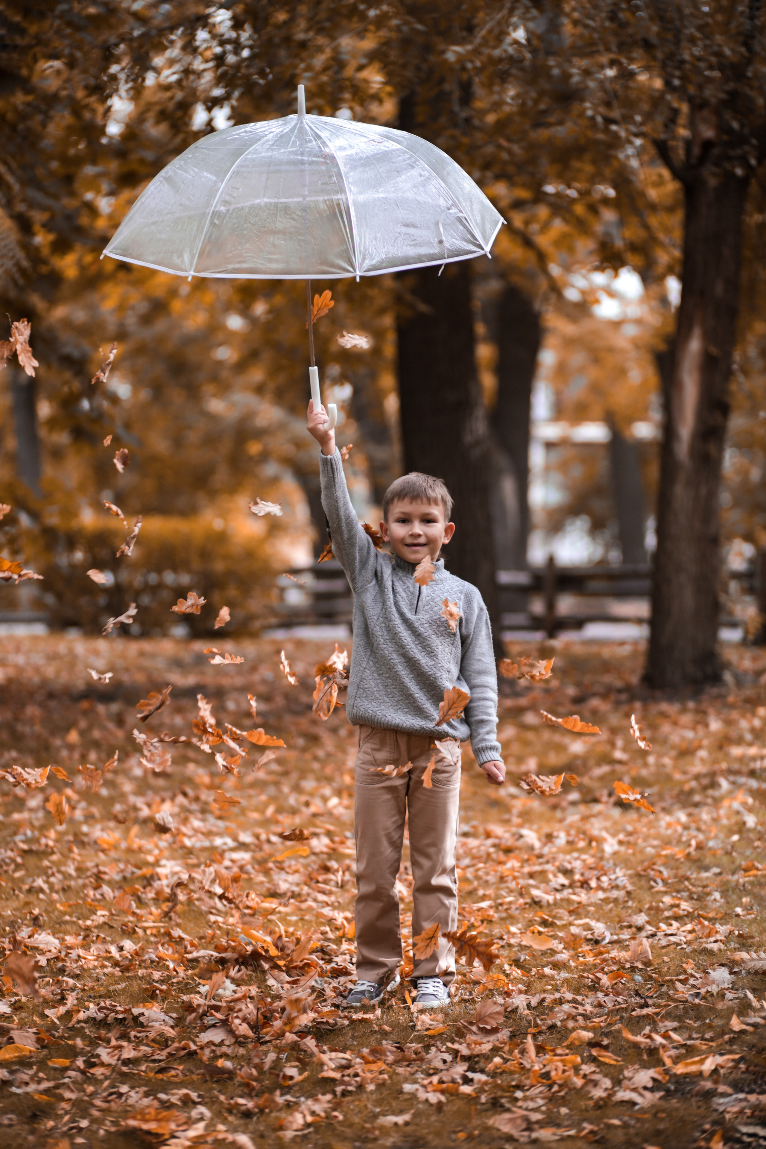 В осеннем парке. Семейный фотограф в городе Саратове — Анна