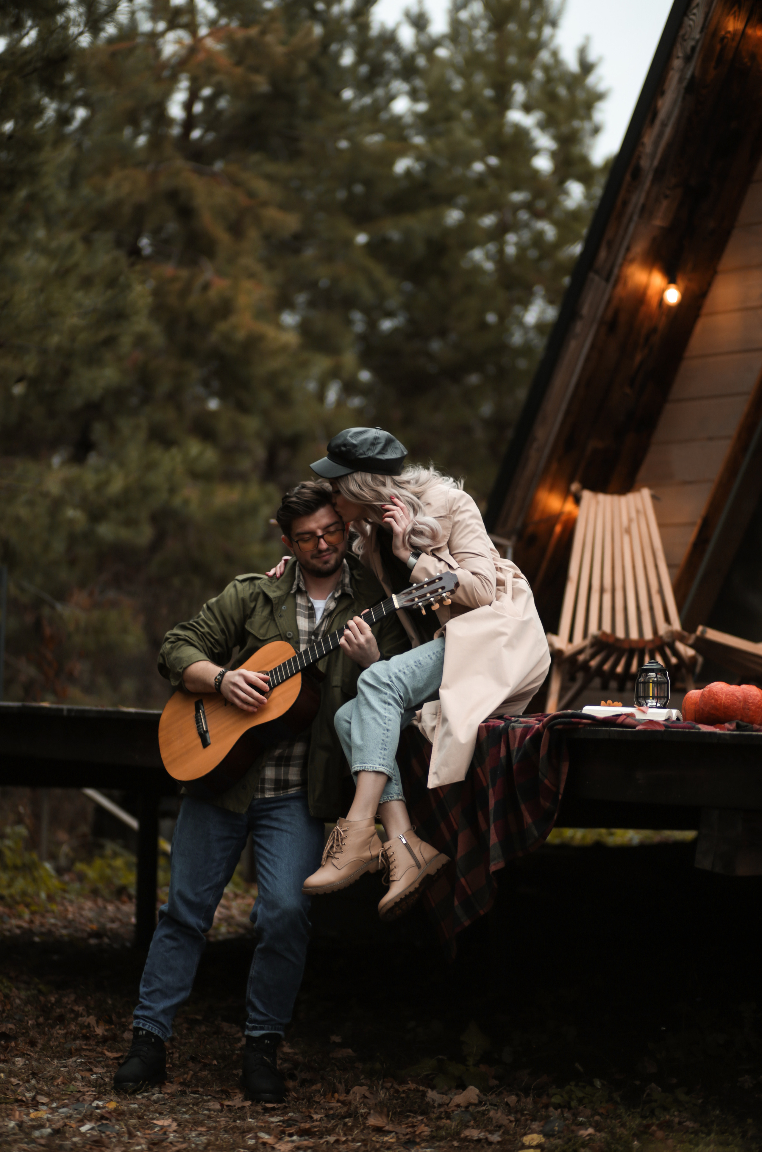 Осенний вечер. Семейный фотограф в городе Саратове — Анна