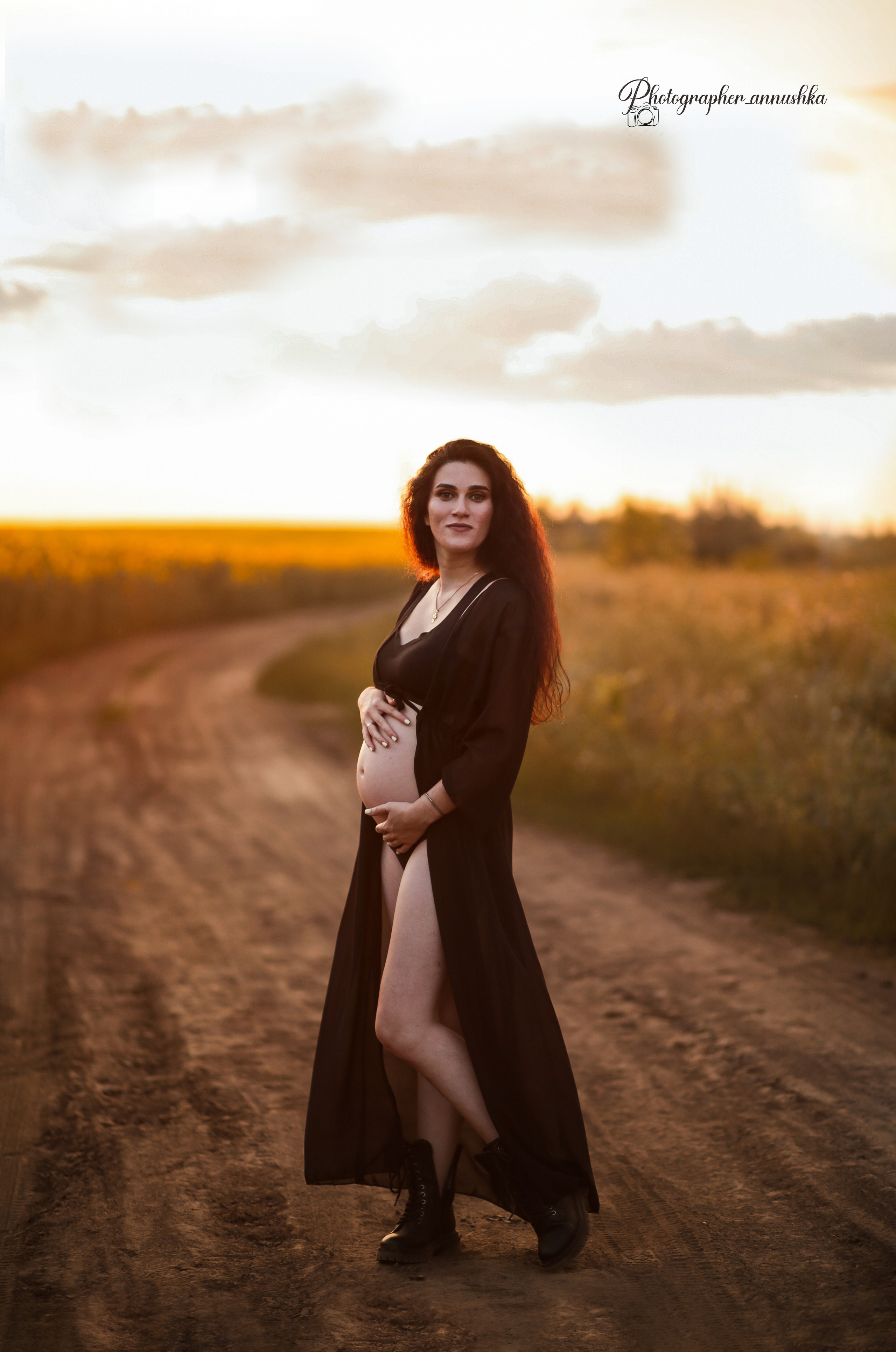 На закате. Семейный фотограф в городе Саратове — Анна