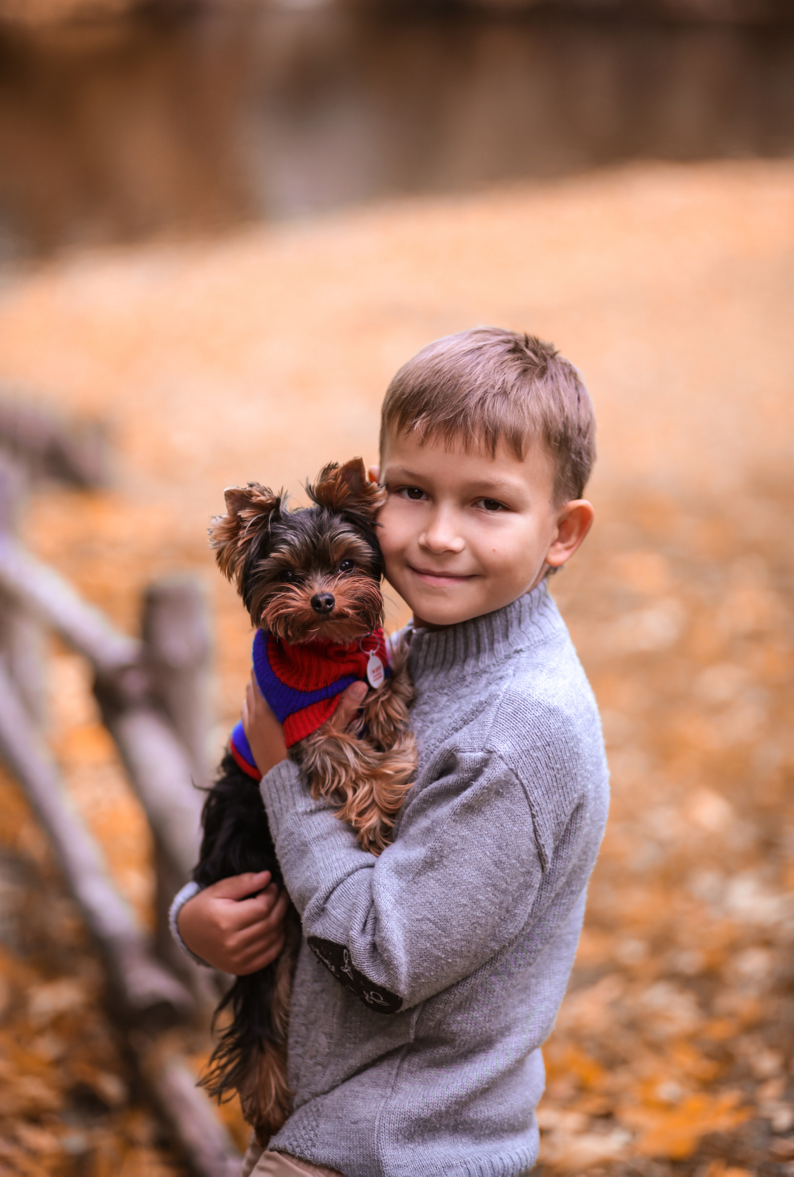В осеннем парке. Семейный фотограф в городе Саратове — Анна