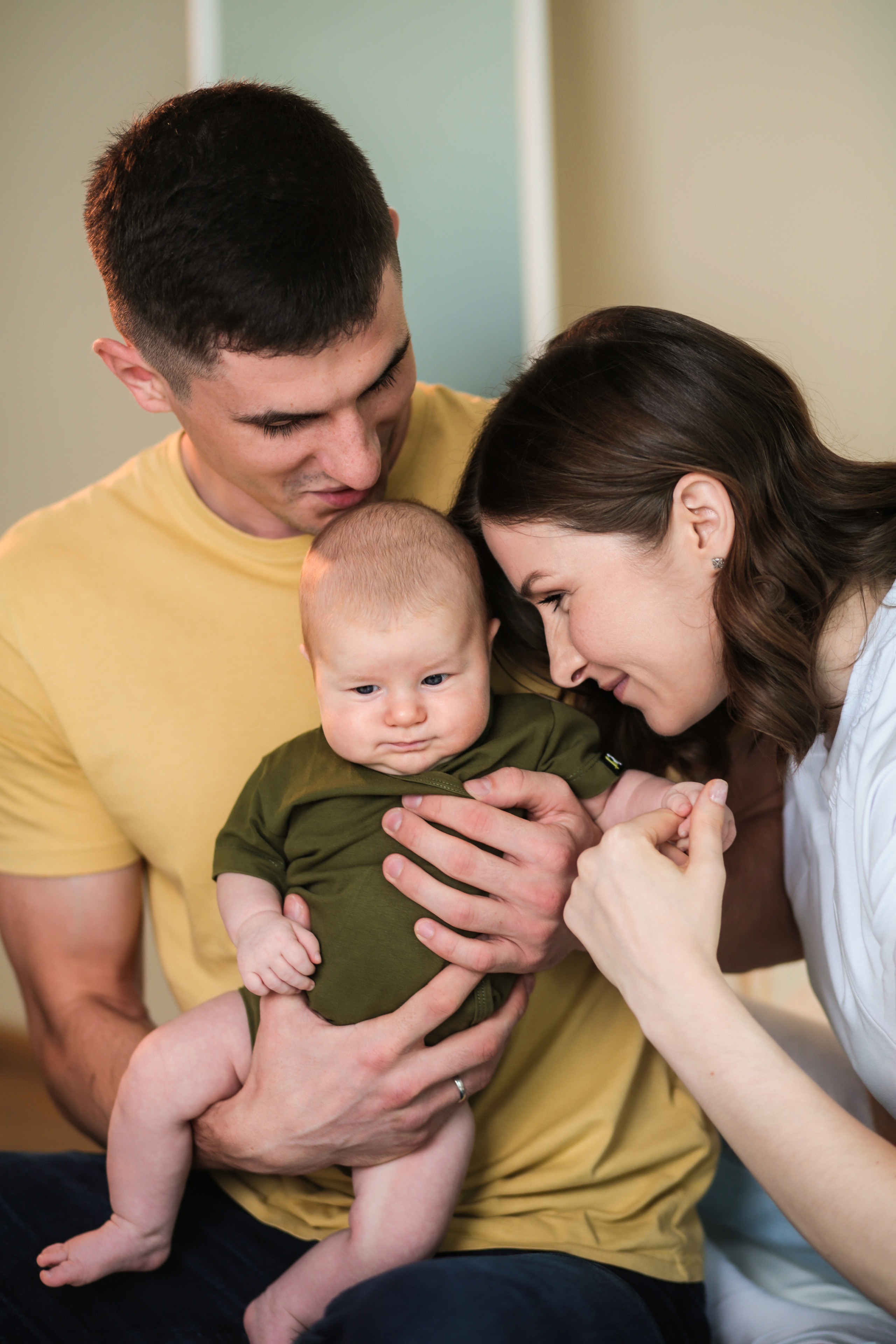 Сашеньке 2 месяца. Семейный фотограф в городе Саратове — Анна
