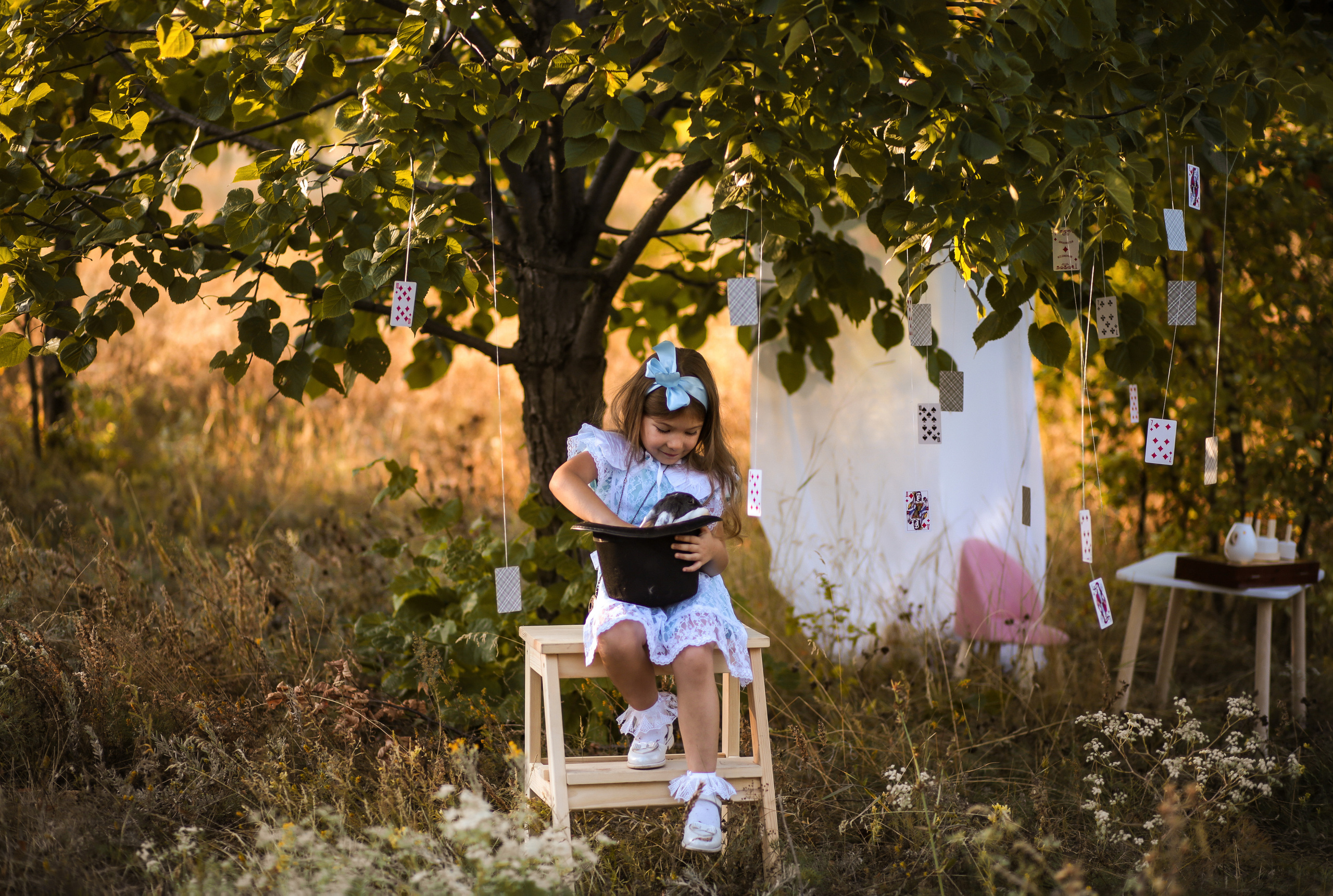 Алиса в стране чудес. Семейный фотограф в городе Саратове — Анна