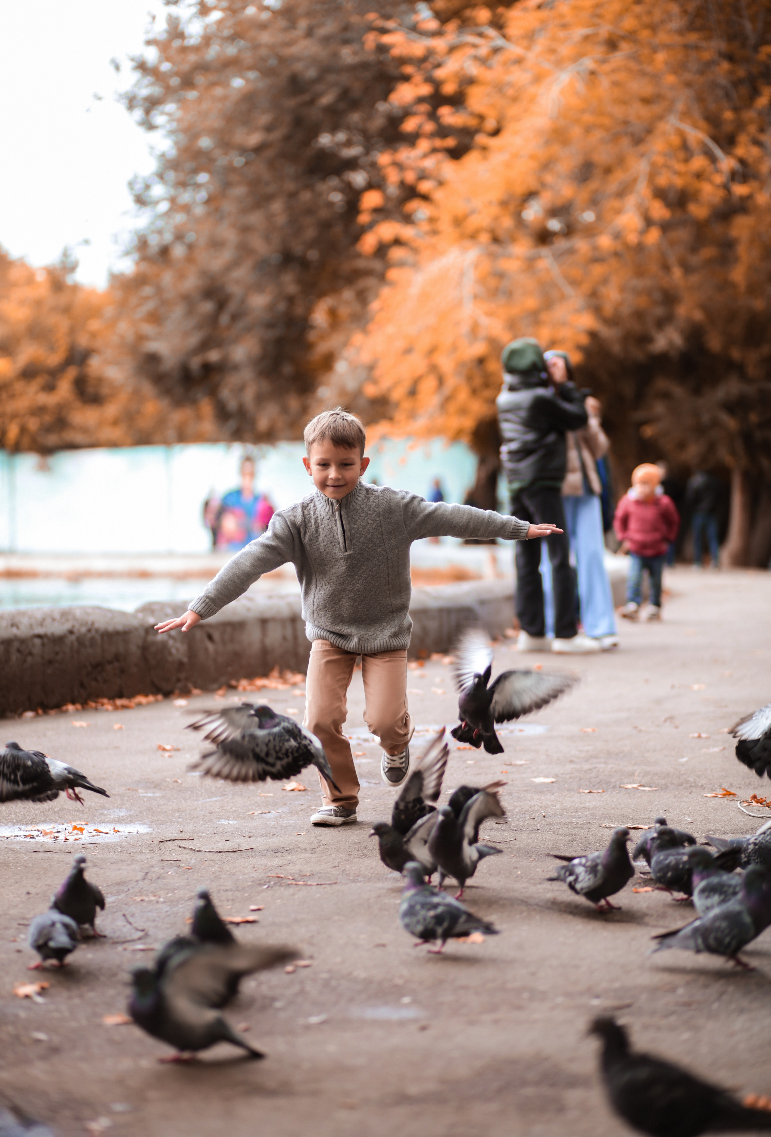 В осеннем парке. Семейный фотограф в городе Саратове — Анна