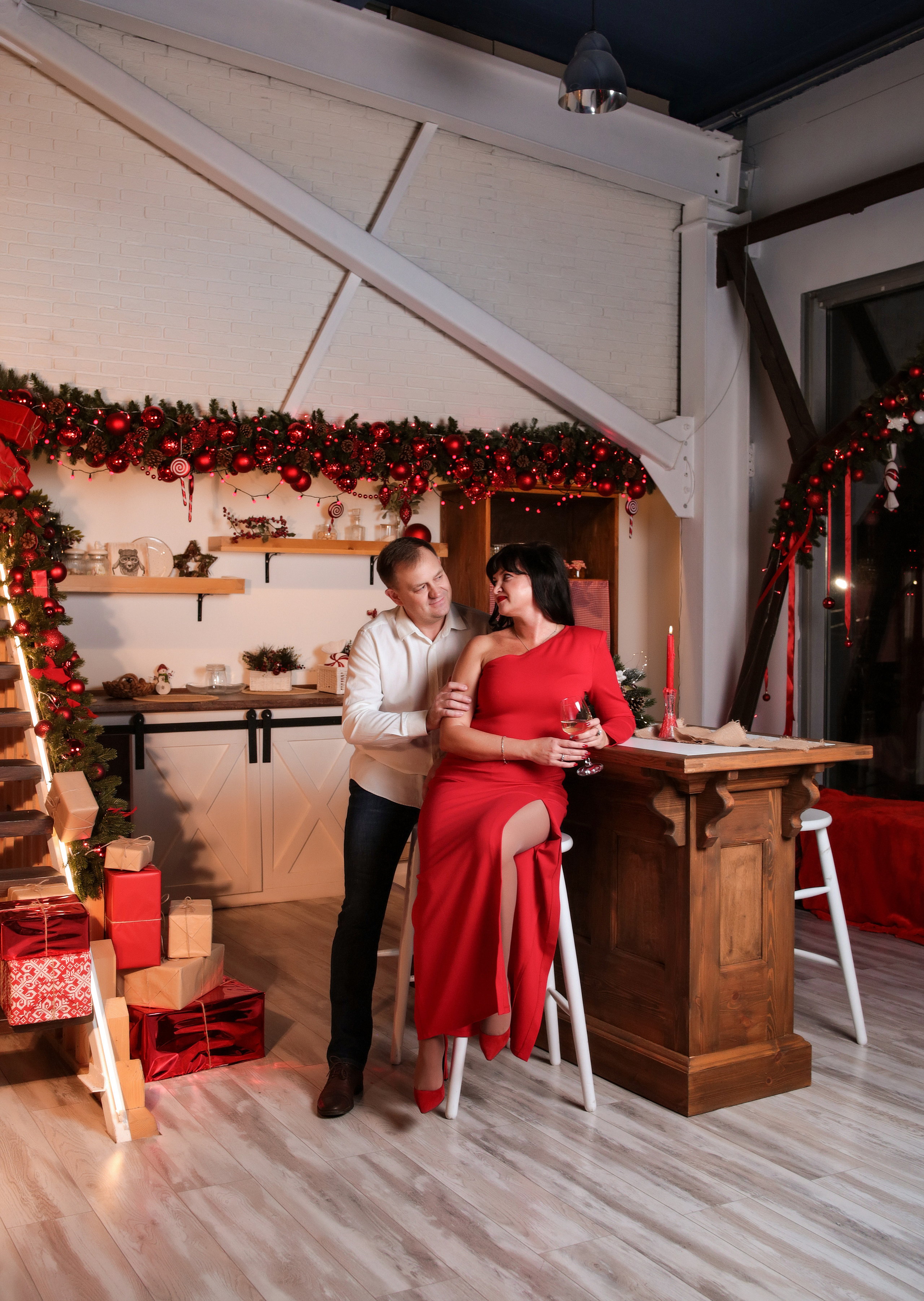 Семейное Рождество. Семейный фотограф в городе Саратове — Анна