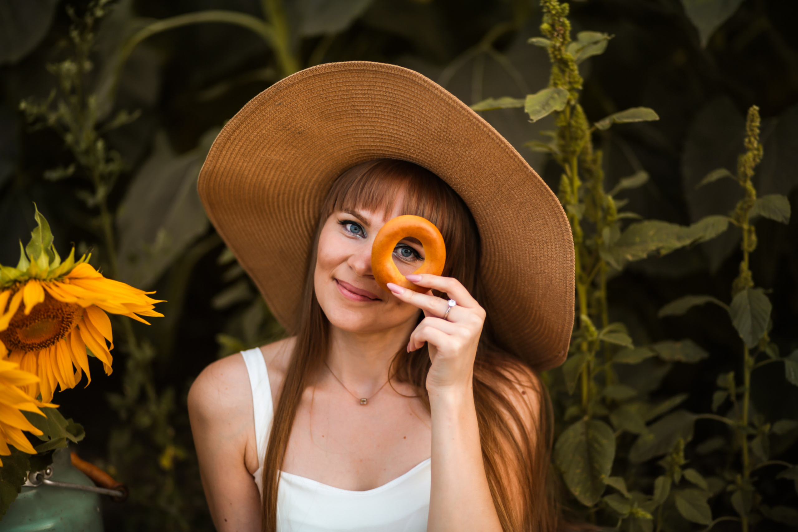 Золотые подсолнухи. Семейный фотограф в городе Саратове — Анна