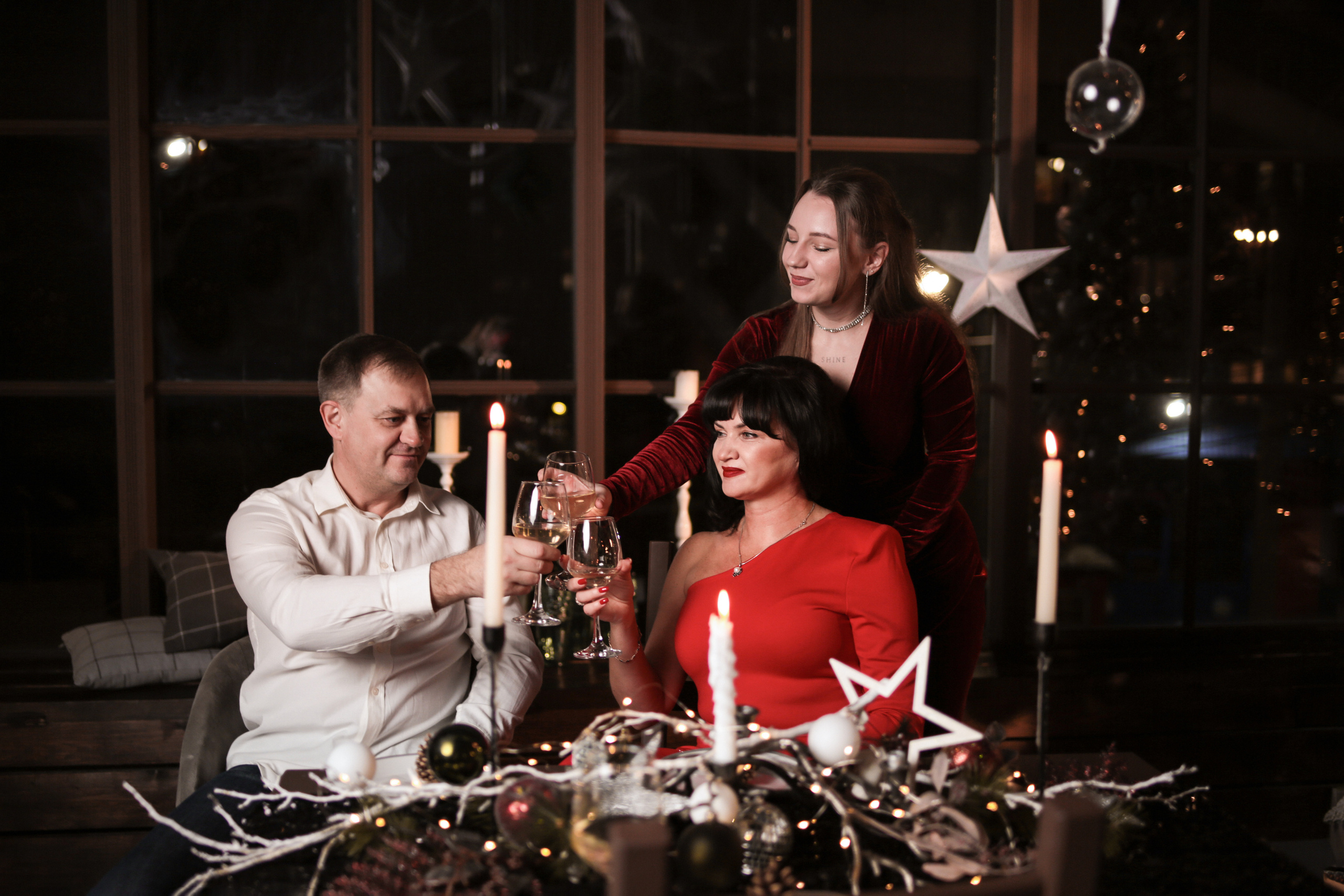 Семейное Рождество. Семейный фотограф в городе Саратове — Анна