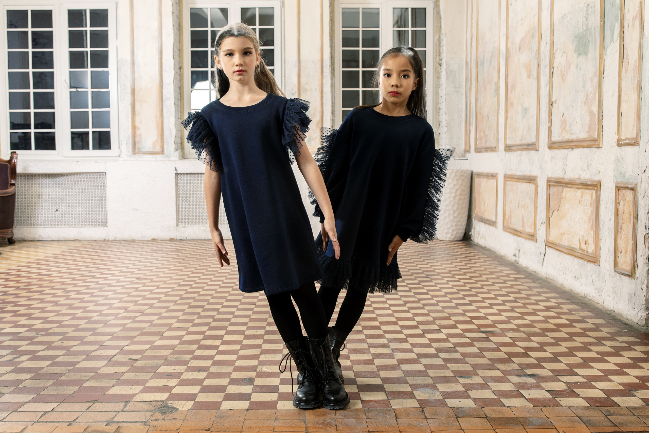 Имиджевая съемка для бренда детской одежды «Красавушка». Спортивный и детский фотограф в Москве, Калининграде