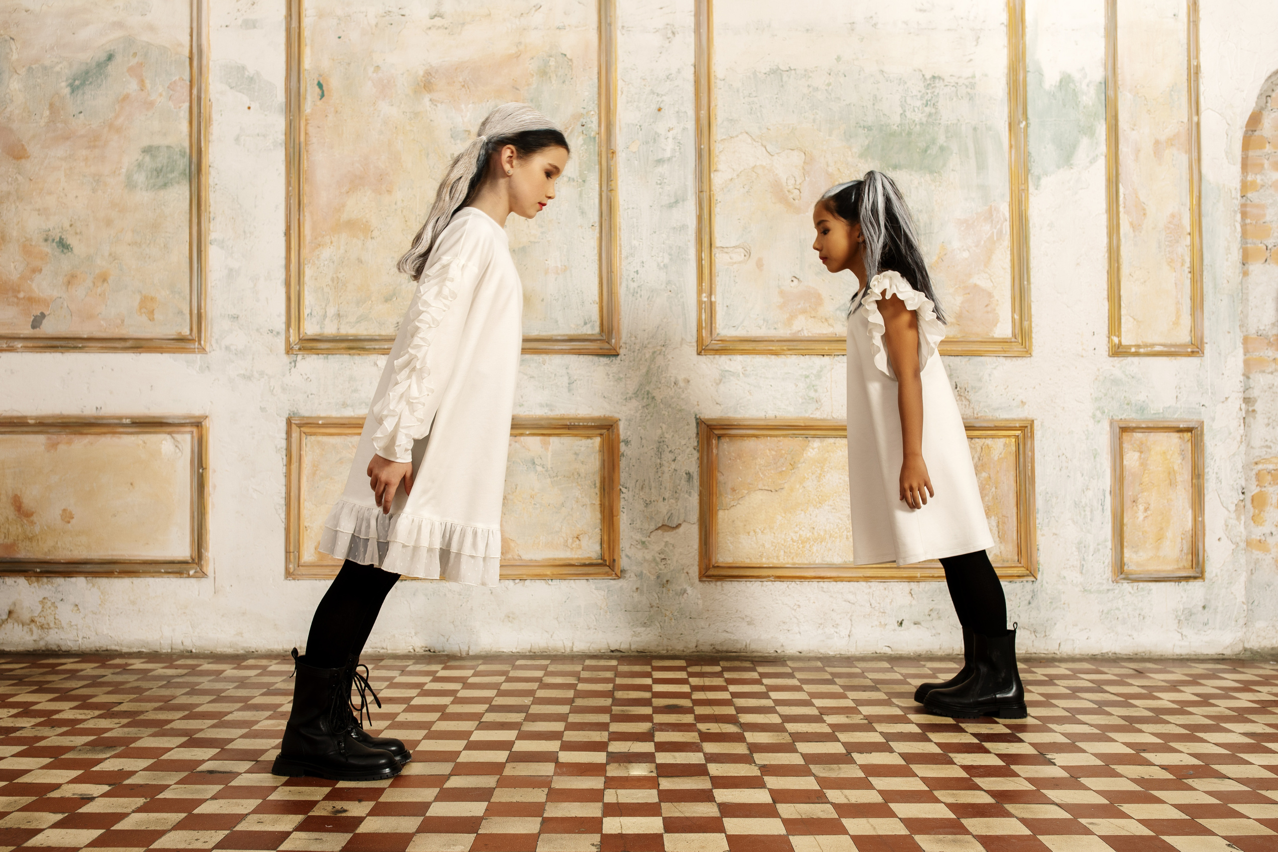 Имиджевая съемка для бренда детской одежды «Красавушка». Спортивный и детский фотограф в Москве, Калининграде