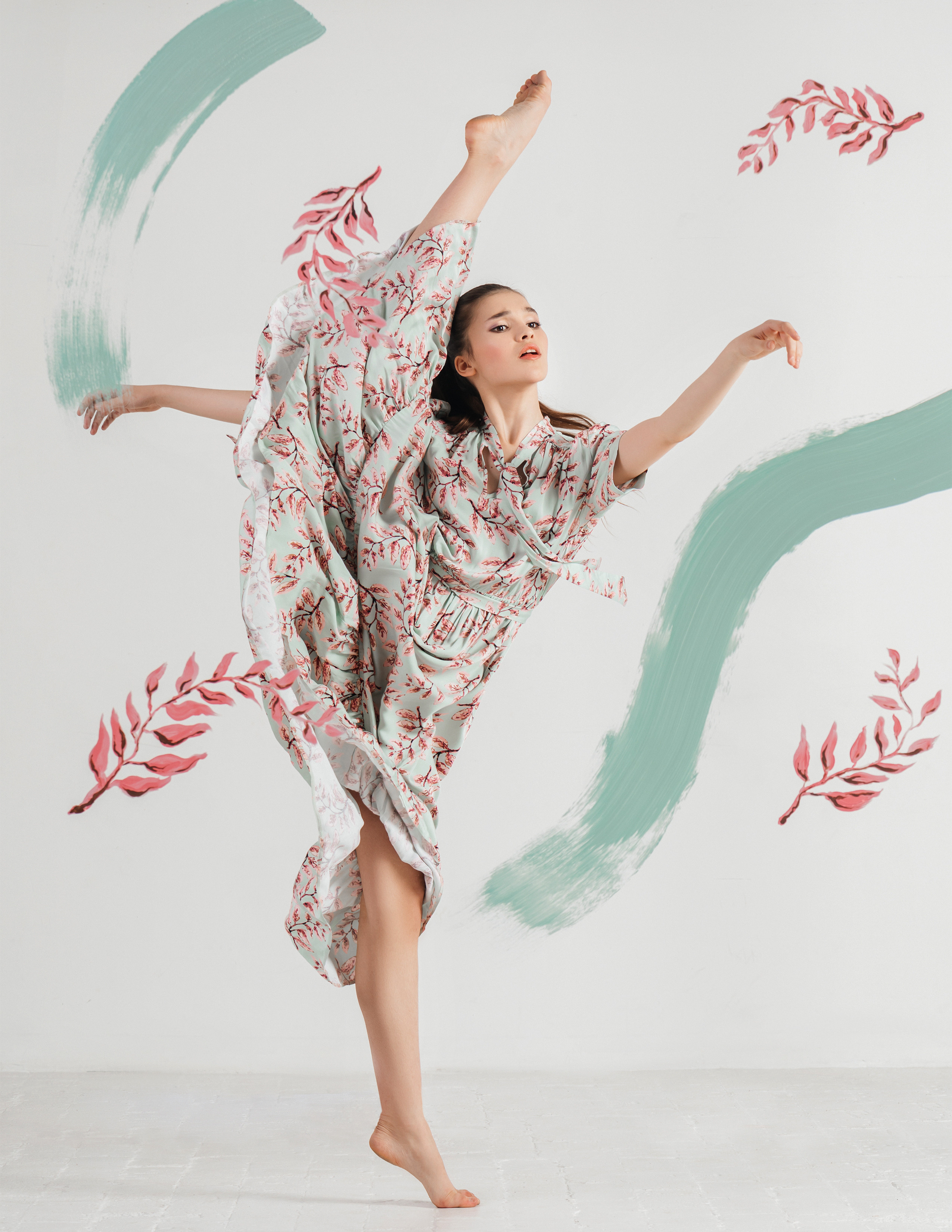 Fashion фотосессия для танцора Red Ballet Наташи Дмитриевой. Спортивный и детский фотограф в Москве, Калининграде