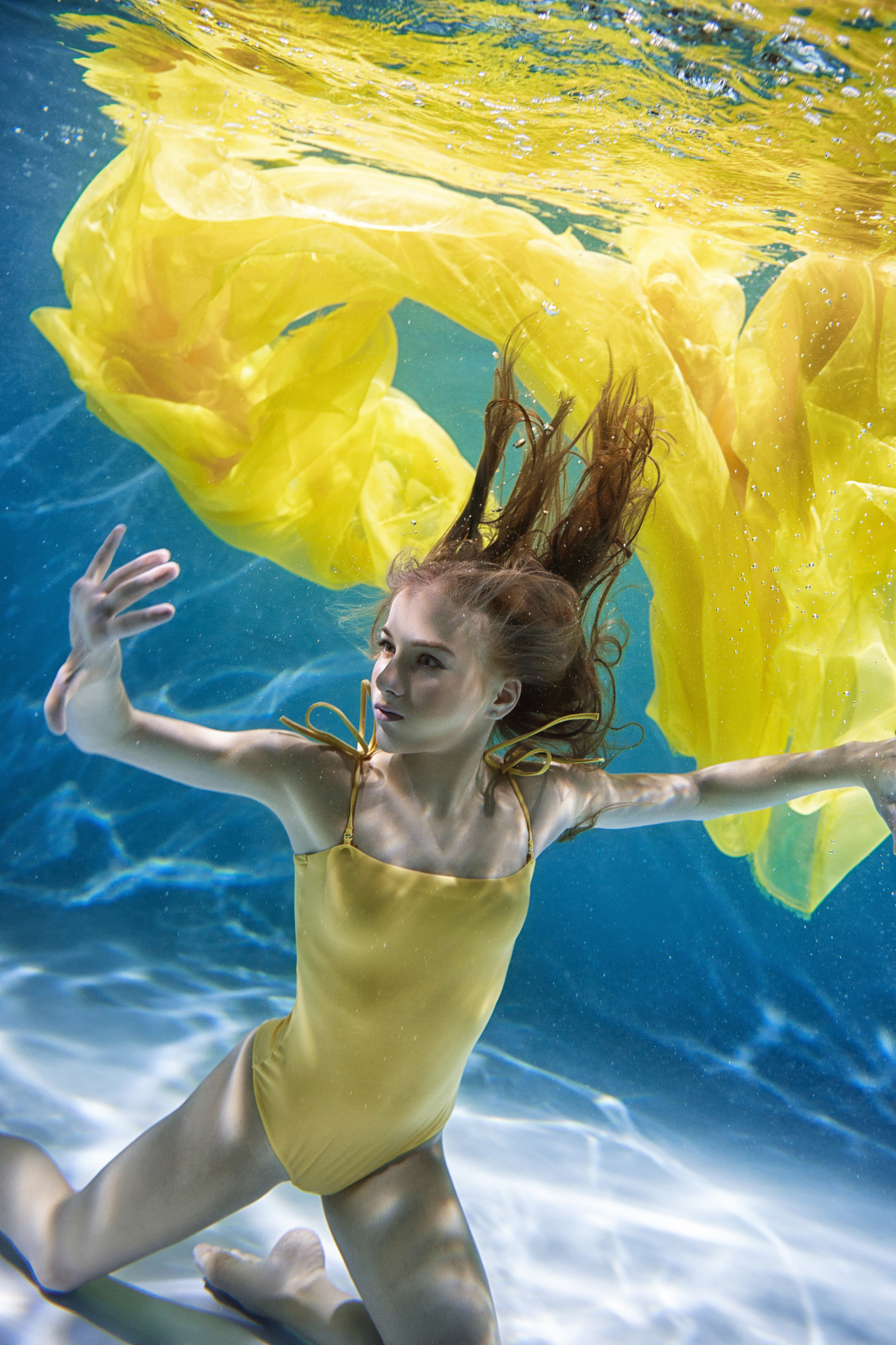 Подводная фотосессия для Николь. Художественная гимнастика. Москва. Спортивный и детский фотограф в Москве, Калининграде