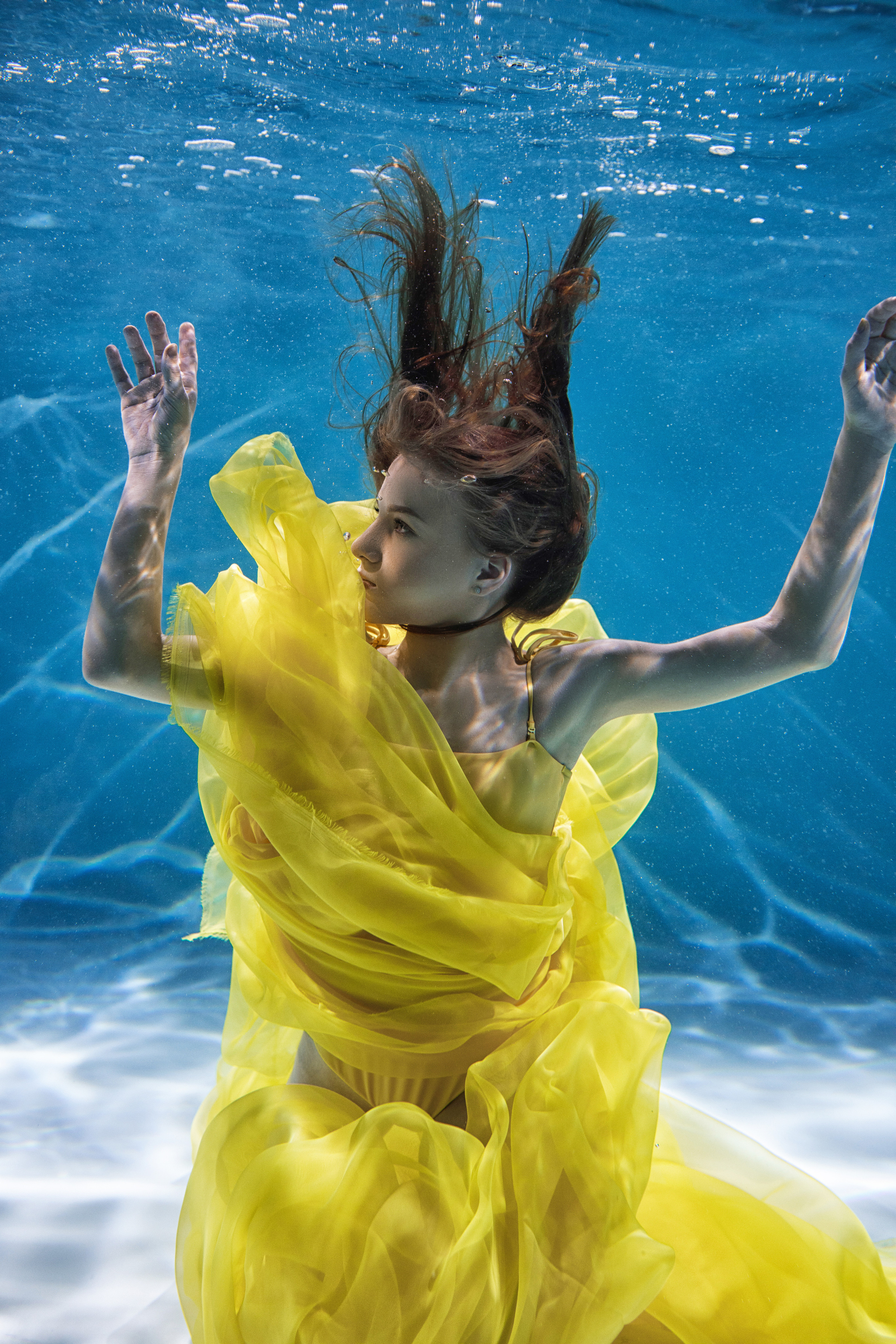 Подводная фотосессия для Николь. Художественная гимнастика. Москва. Спортивный и детский фотограф в Москве, Калининграде