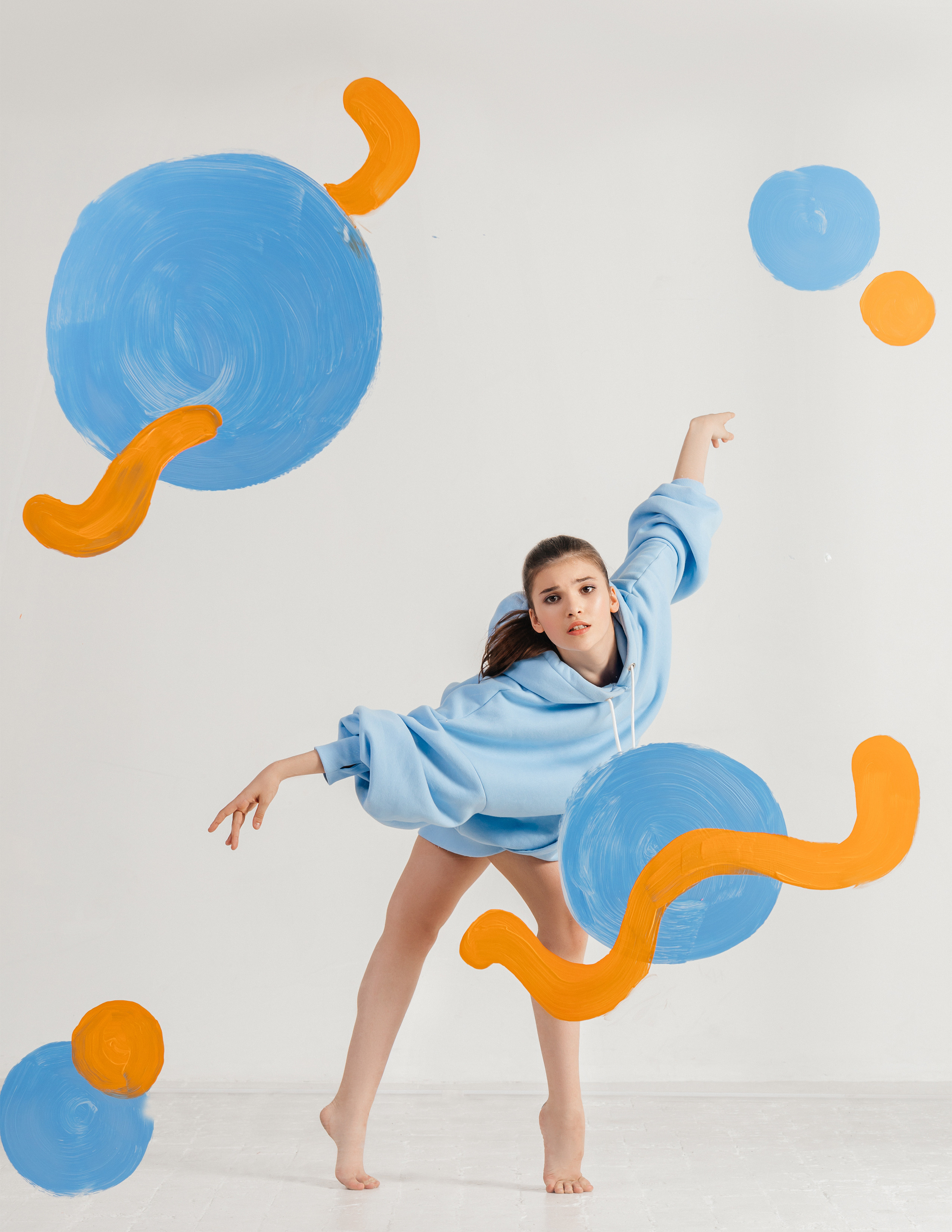 Fashion фотосессия для танцора Red Ballet Наташи Дмитриевой. Спортивный и детский фотограф в Москве, Калининграде