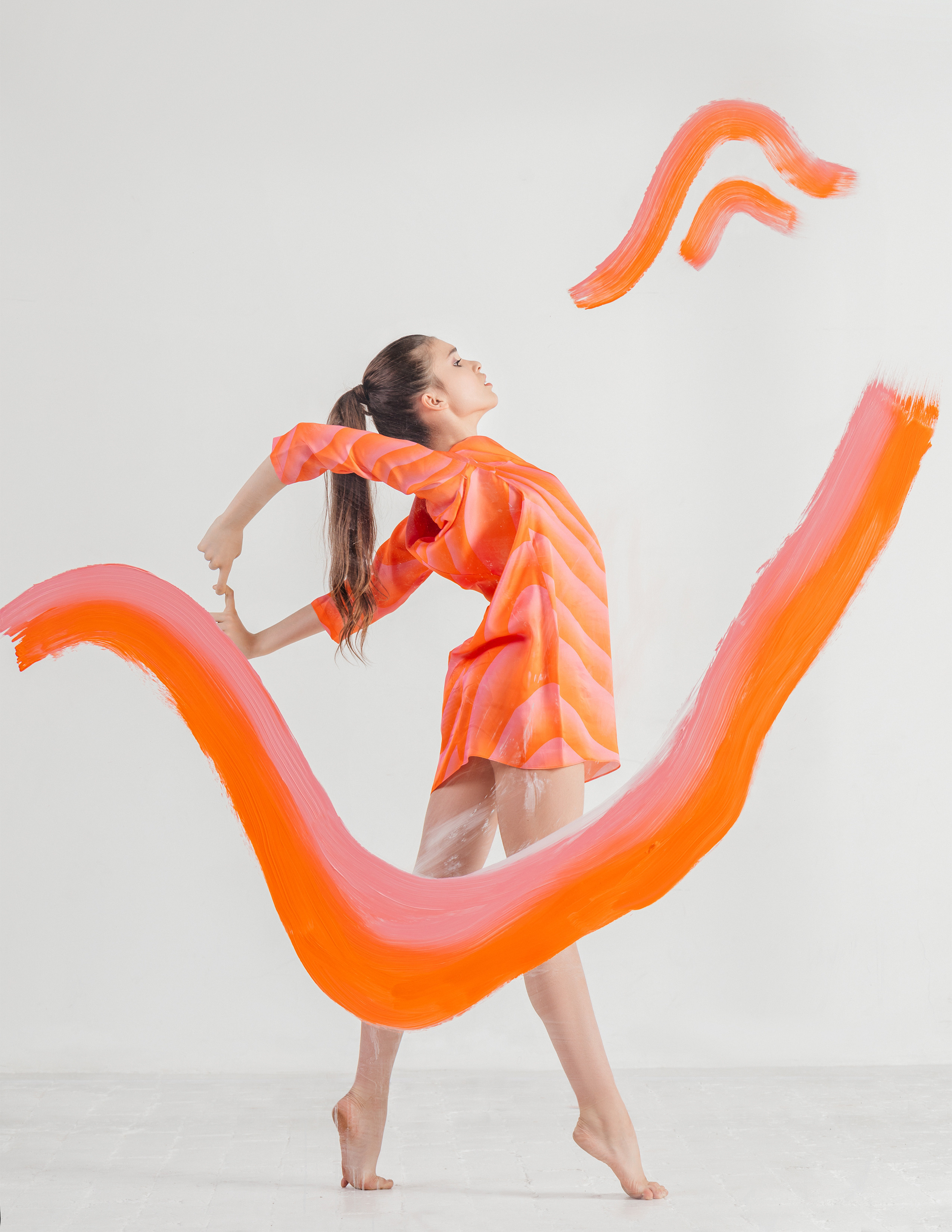 Fashion фотосессия для танцора Red Ballet Наташи Дмитриевой. Спортивный и детский фотограф в Москве, Калининграде