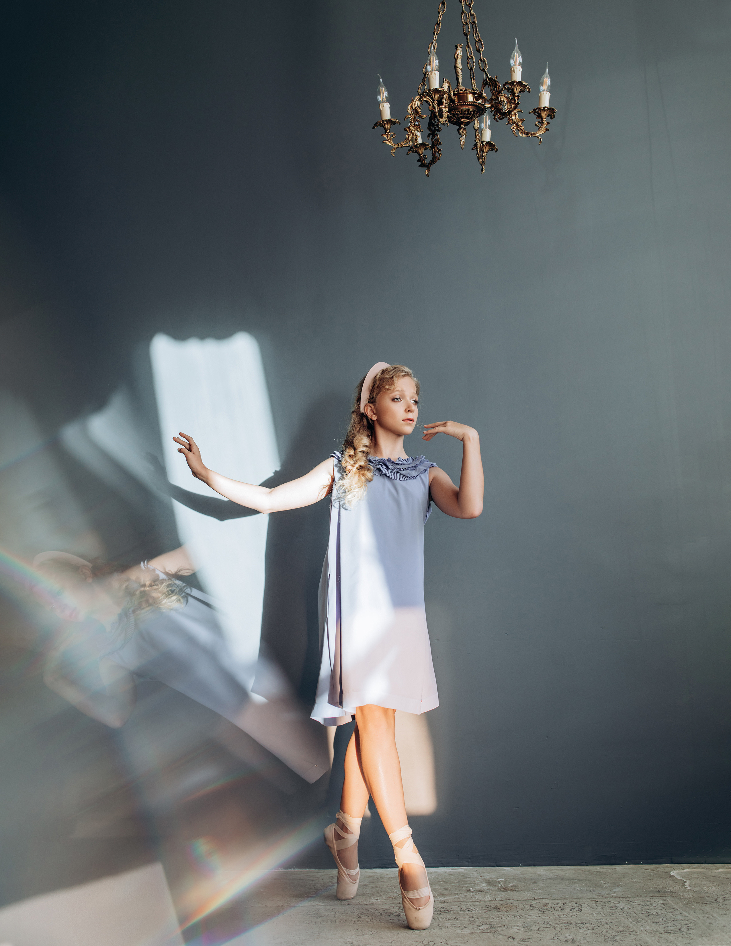 Креативная фотосессия для Танцора Алины Серебряковой. Спортивный и детский фотограф в Москве, Калининграде