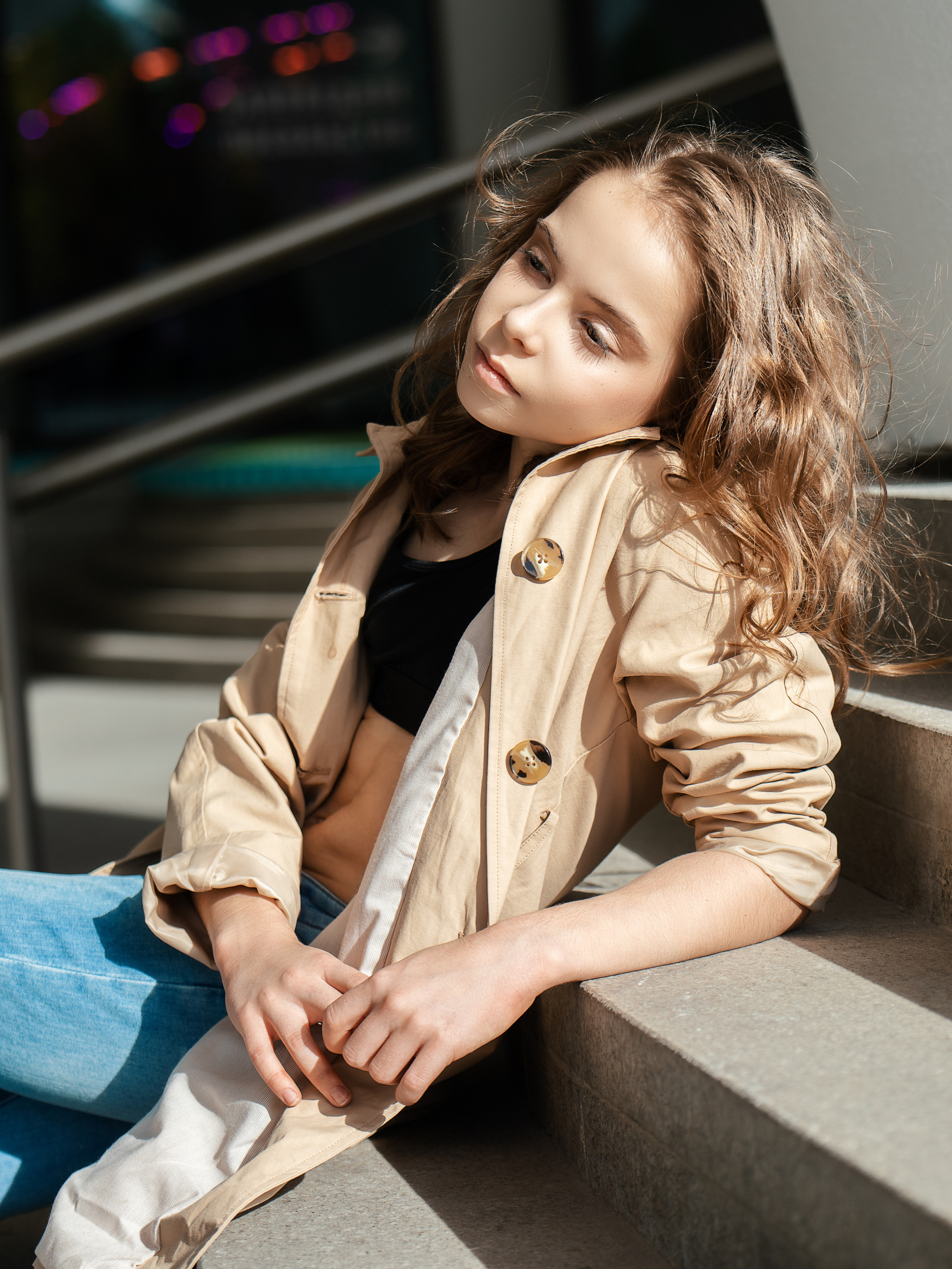 Фотосессии на улице для Сони. Спортивная гимнастика. Спортивный и детский фотограф в Москве, Калининграде