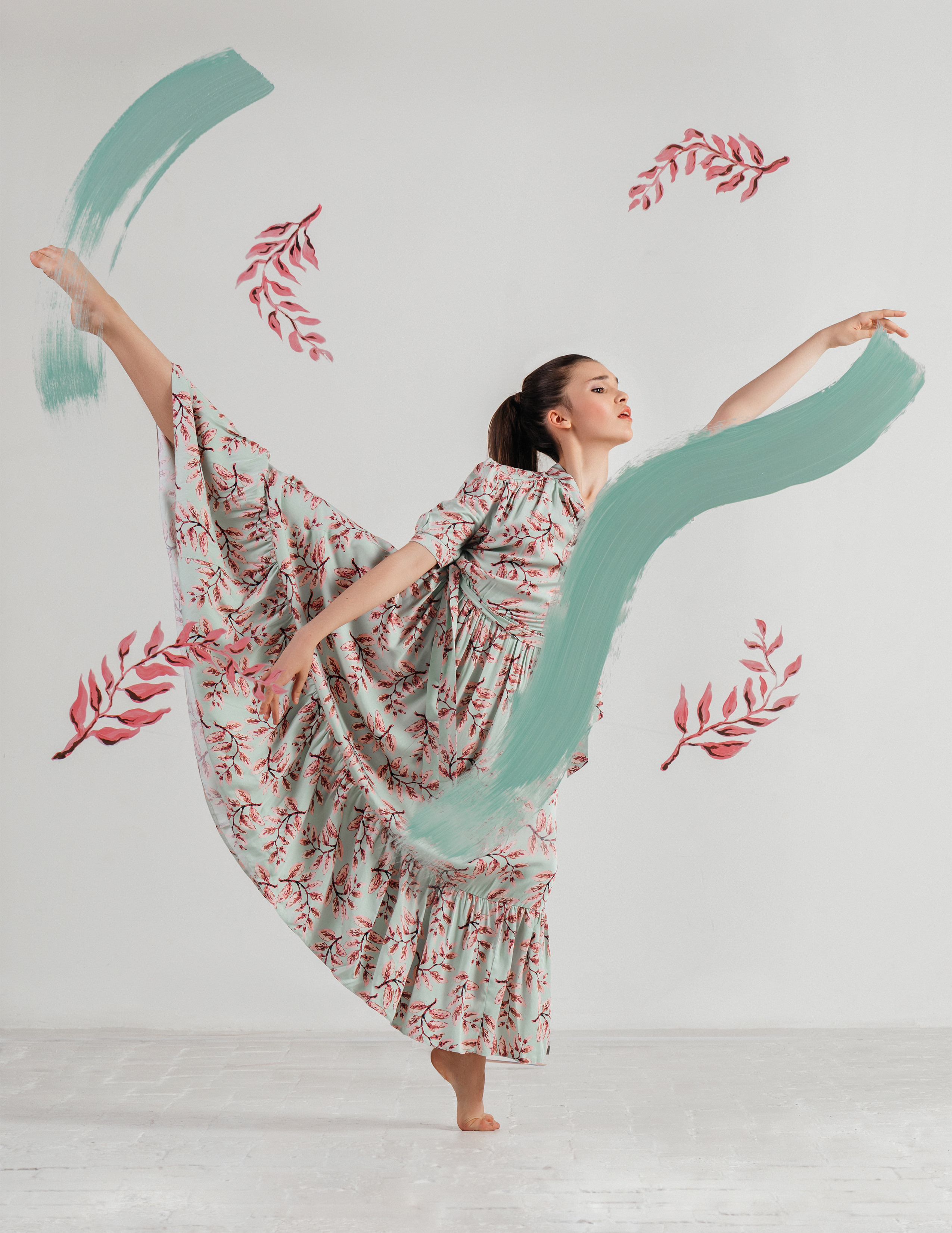 Fashion фотосессия для танцора Red Ballet Наташи Дмитриевой. Спортивный и детский фотограф в Москве, Калининграде