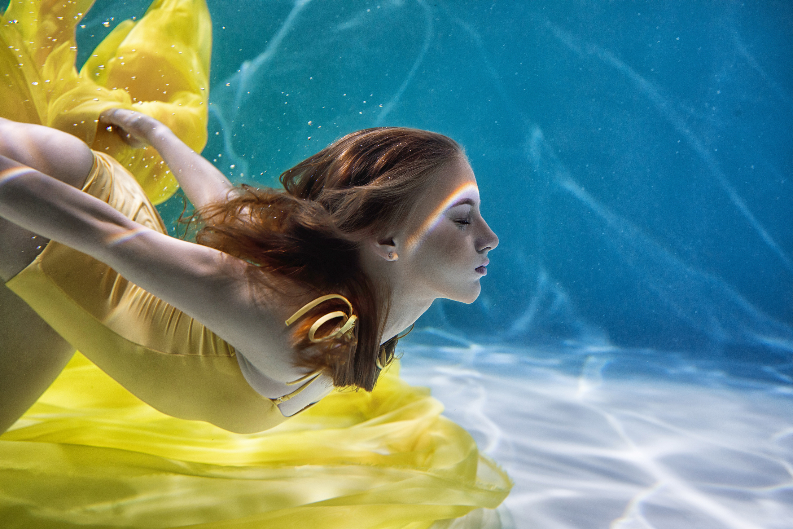 Подводная фотосессия для Николь. Художественная гимнастика. Москва. Спортивный и детский фотограф в Москве, Калининграде