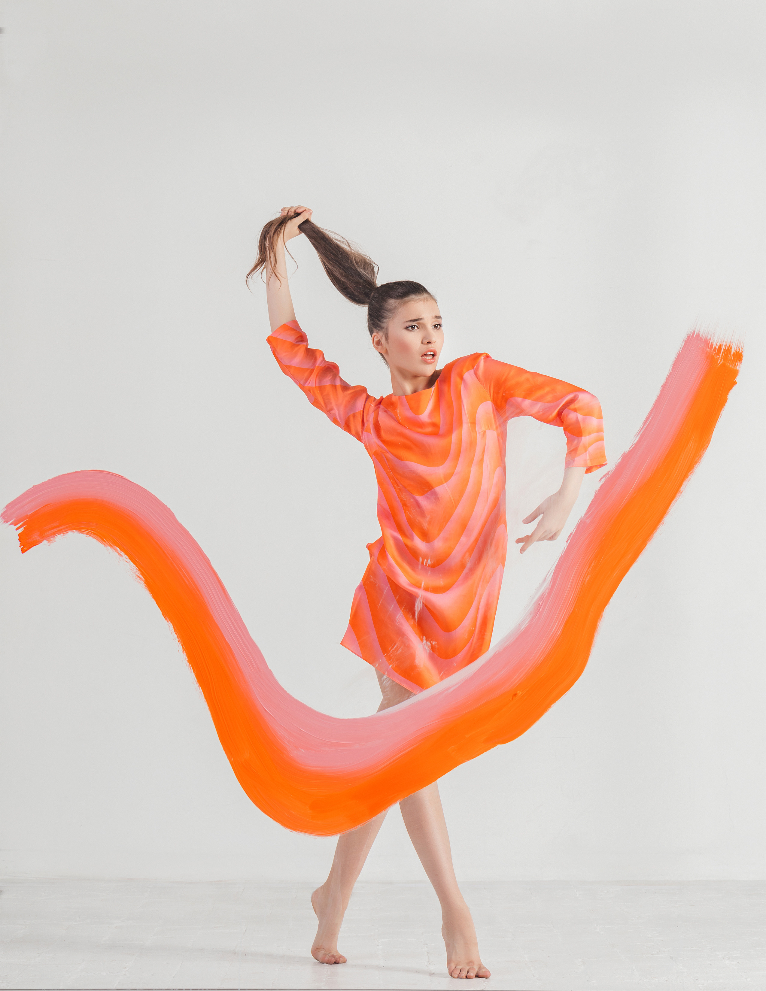 Fashion фотосессия для танцора Red Ballet Наташи Дмитриевой. Спортивный и детский фотограф в Москве, Калининграде