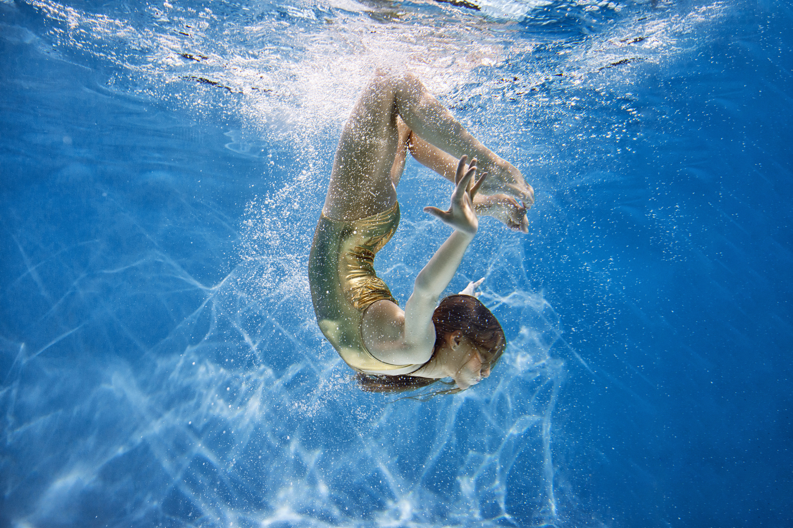 Подводная фотосессия для Николь. Художественная гимнастика. Москва. Спортивный и детский фотограф в Москве, Калининграде